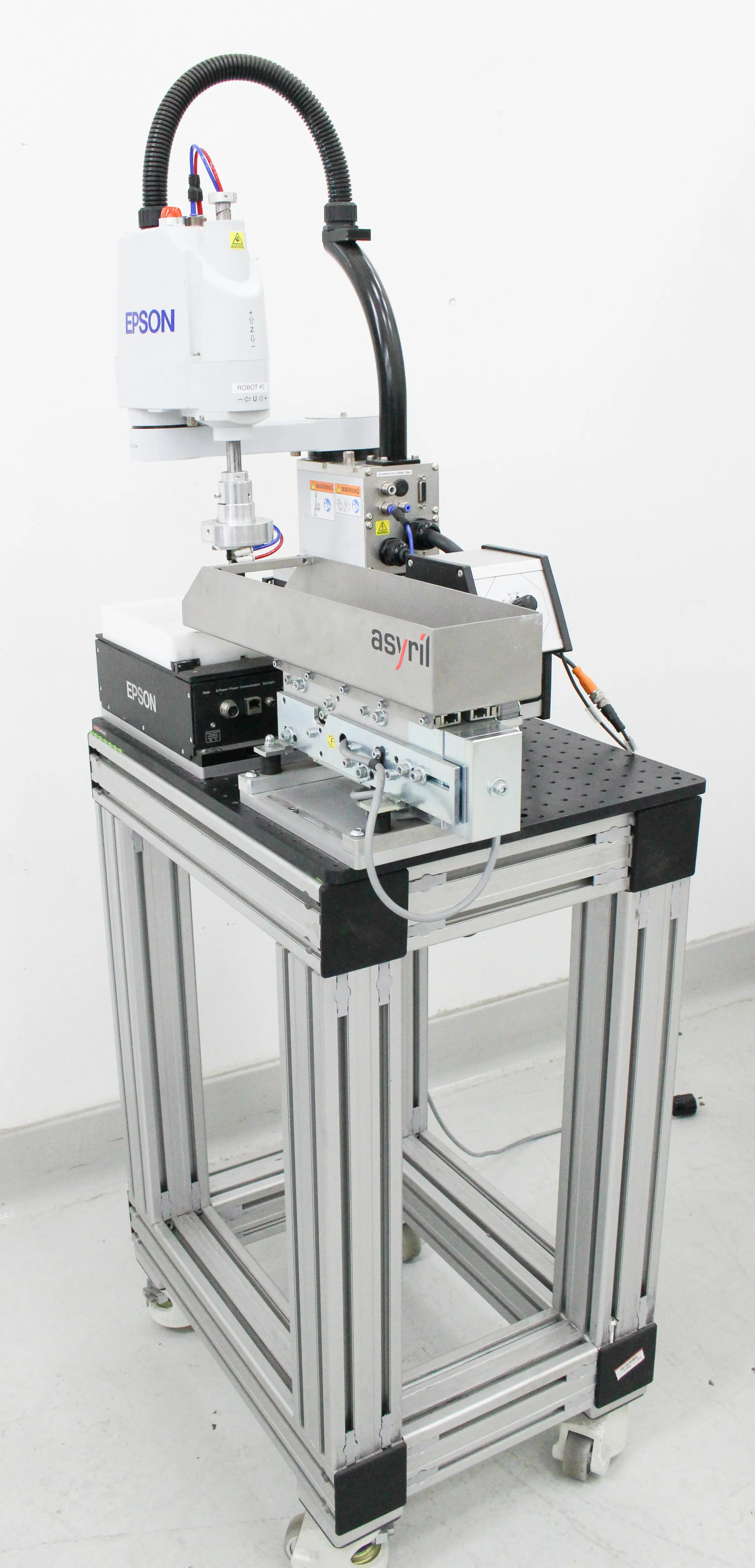 Epson G3-351S SCARA Industrial Robot on Custom Mobile Cart