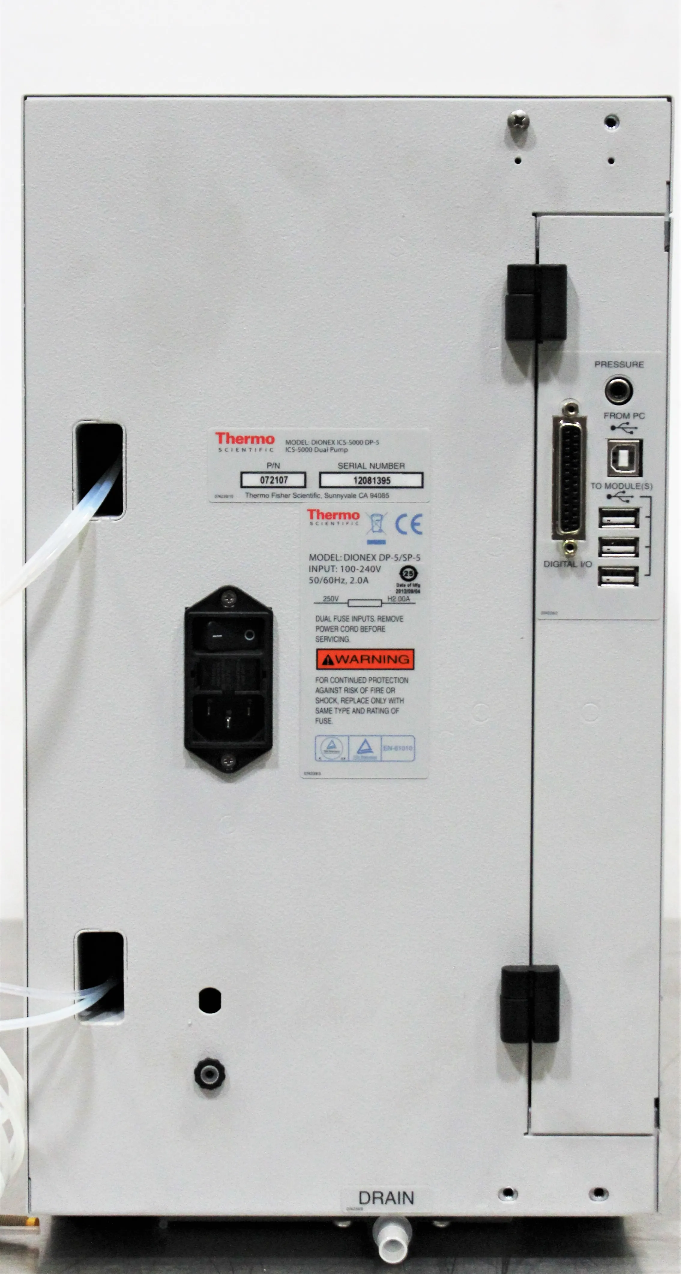 Thermo Scientific Dionex ICS-5000 DP-5 Analytical Gradient Pump, Not Working, For Parts