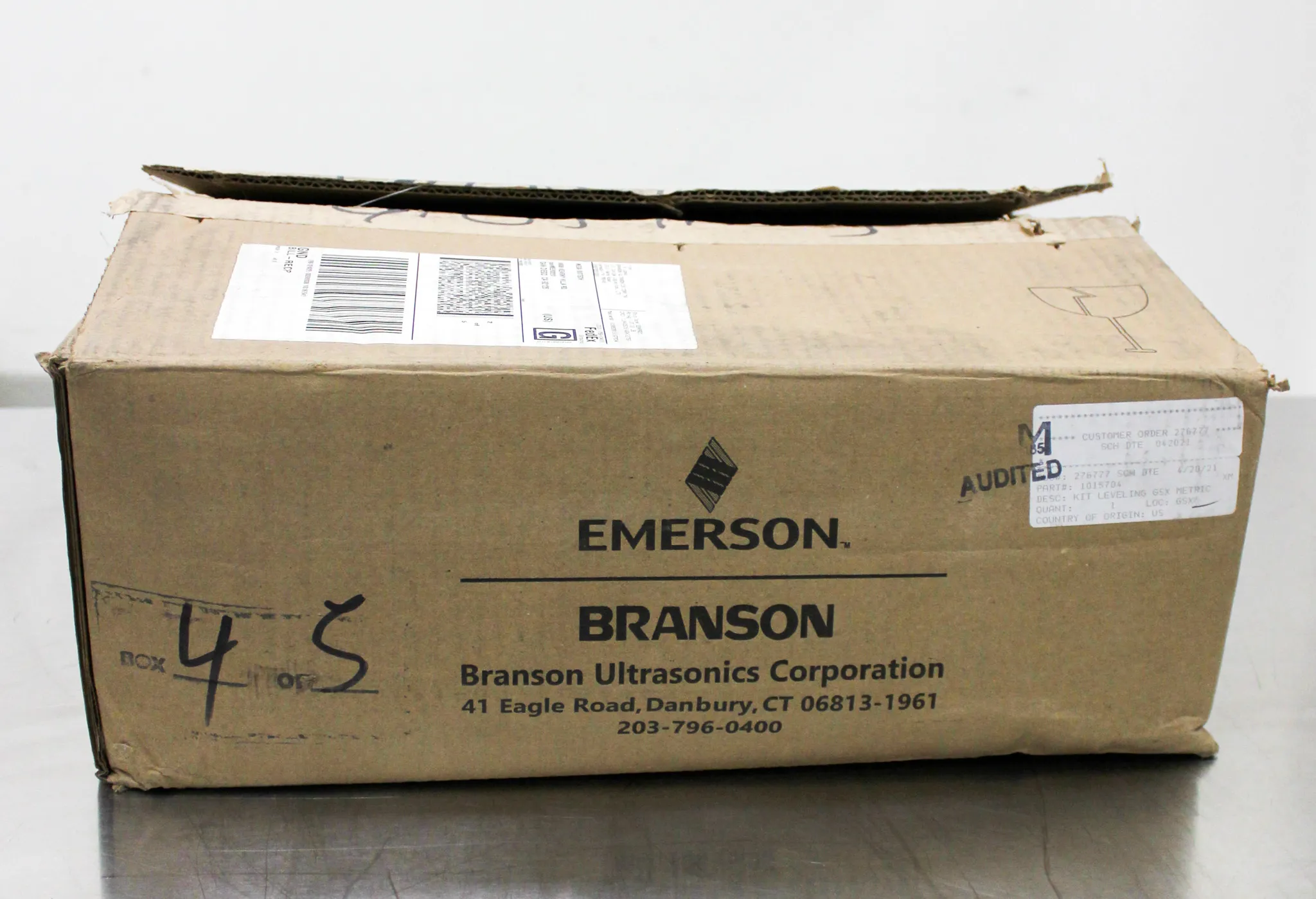 Branson Emerson Misc. Accessories and Parts Kit with Watson-Marlow Peristaltic Pump 4 Roller Pumphead 314D