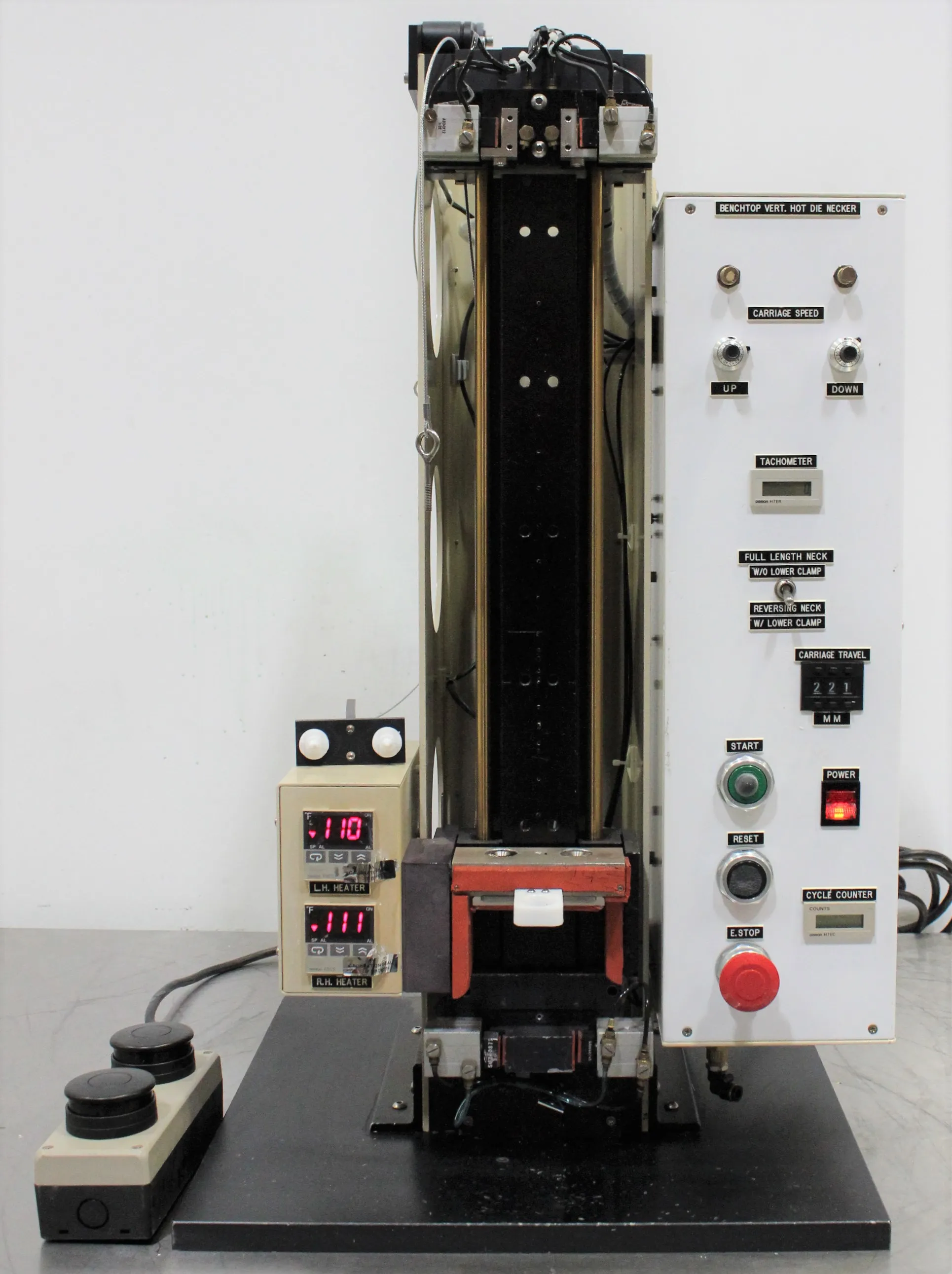 Custom Vertical Hot Die Necker - Laboratory Equipment