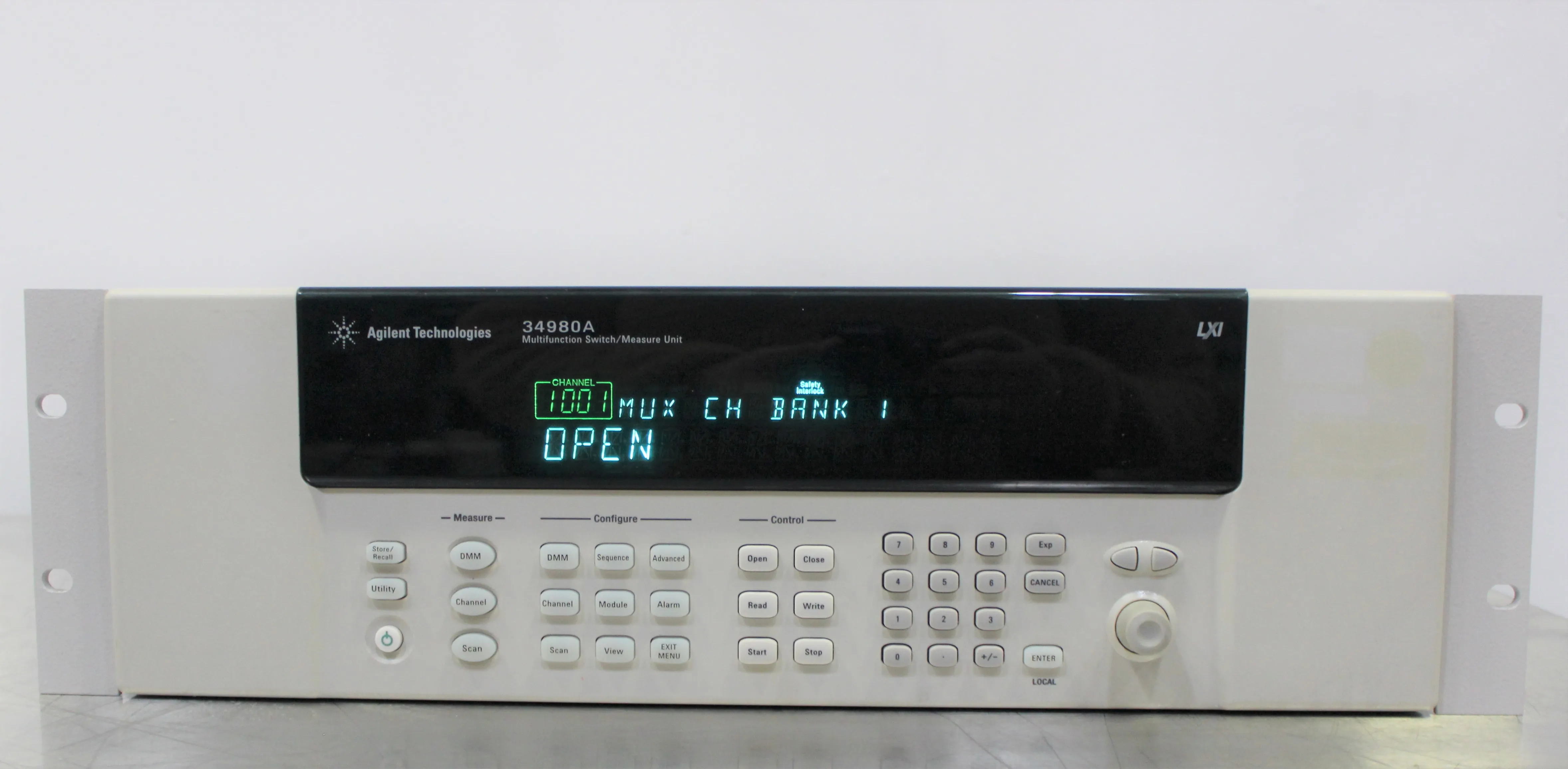 Agilent 34980A Laboratory Equipment with Optional 6 1/2 Digit DMM