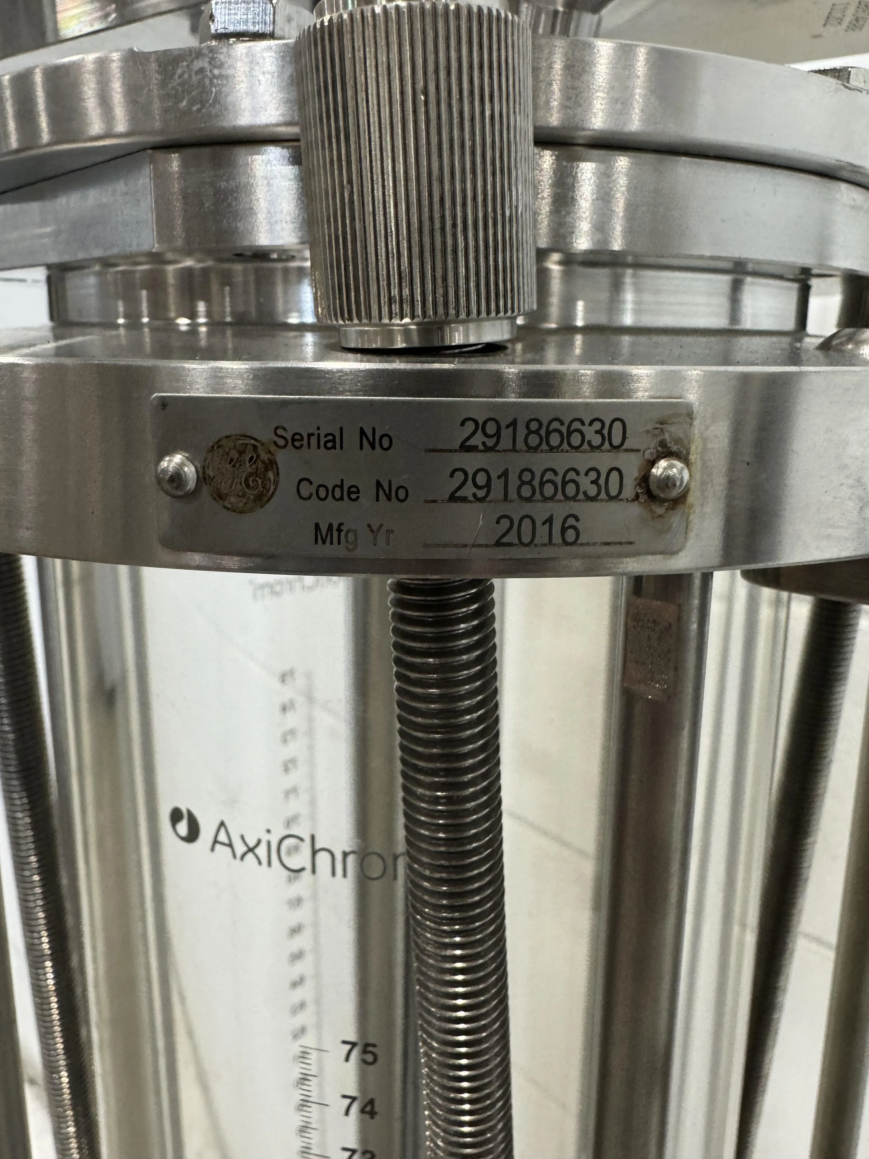 Used AxiChrom Column 140/500 Low-Pressure Chromatography Column for Biopharmaceutical Products