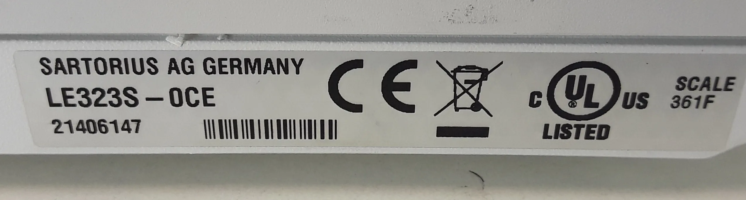 Sartorius LE323S-0CE Analytical Balance 0.001g 320g