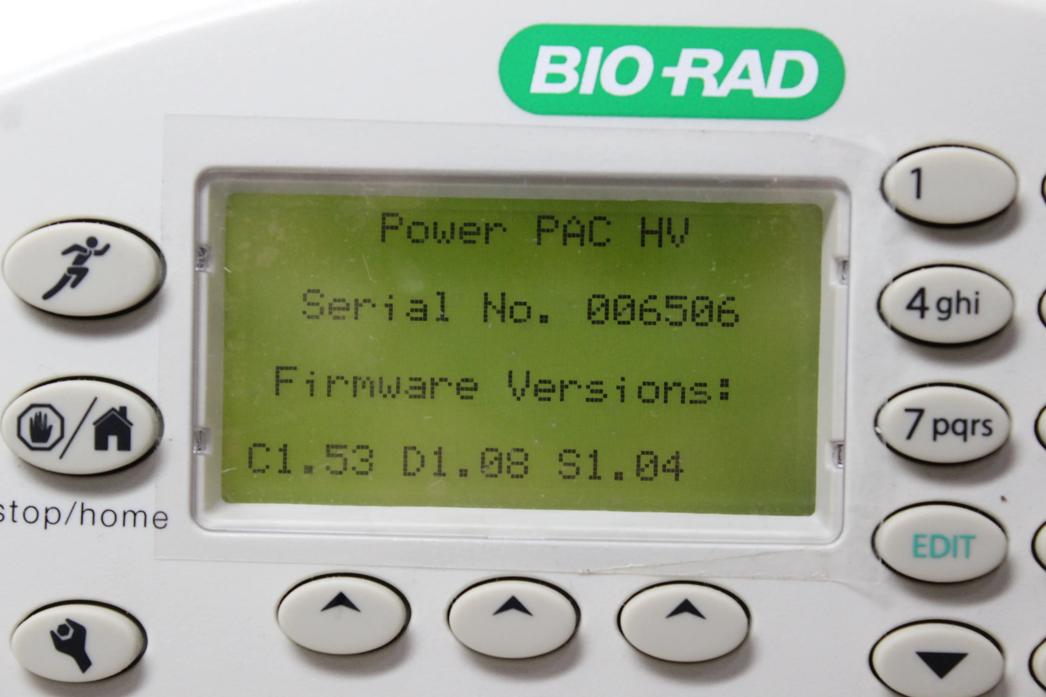 Bio Rad PowerPac HV High-Voltage Power Supply Used 044BR6506