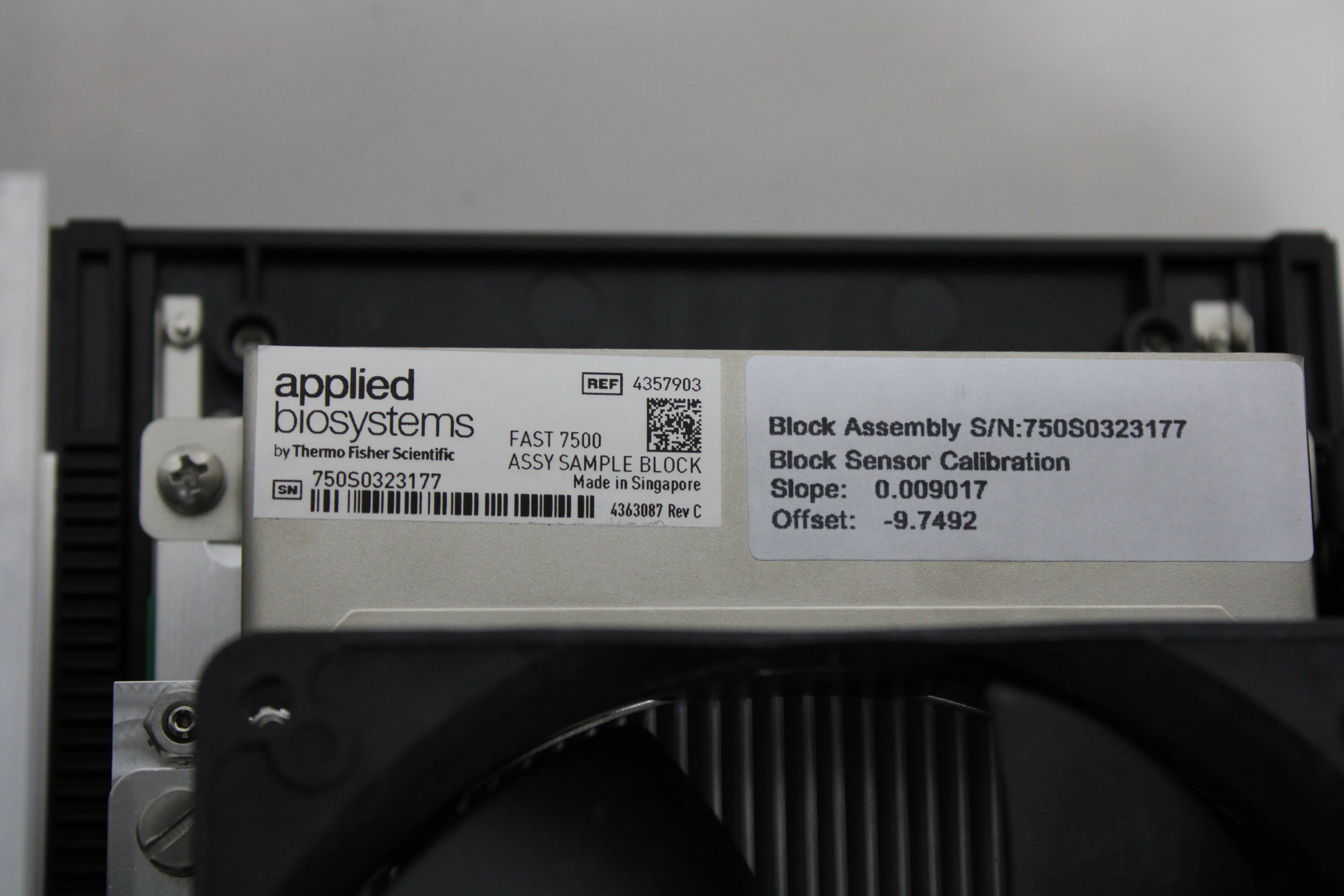 Applied Biosystems Gemini 7300 7500 96-Well Block Assembly Drive 4357903