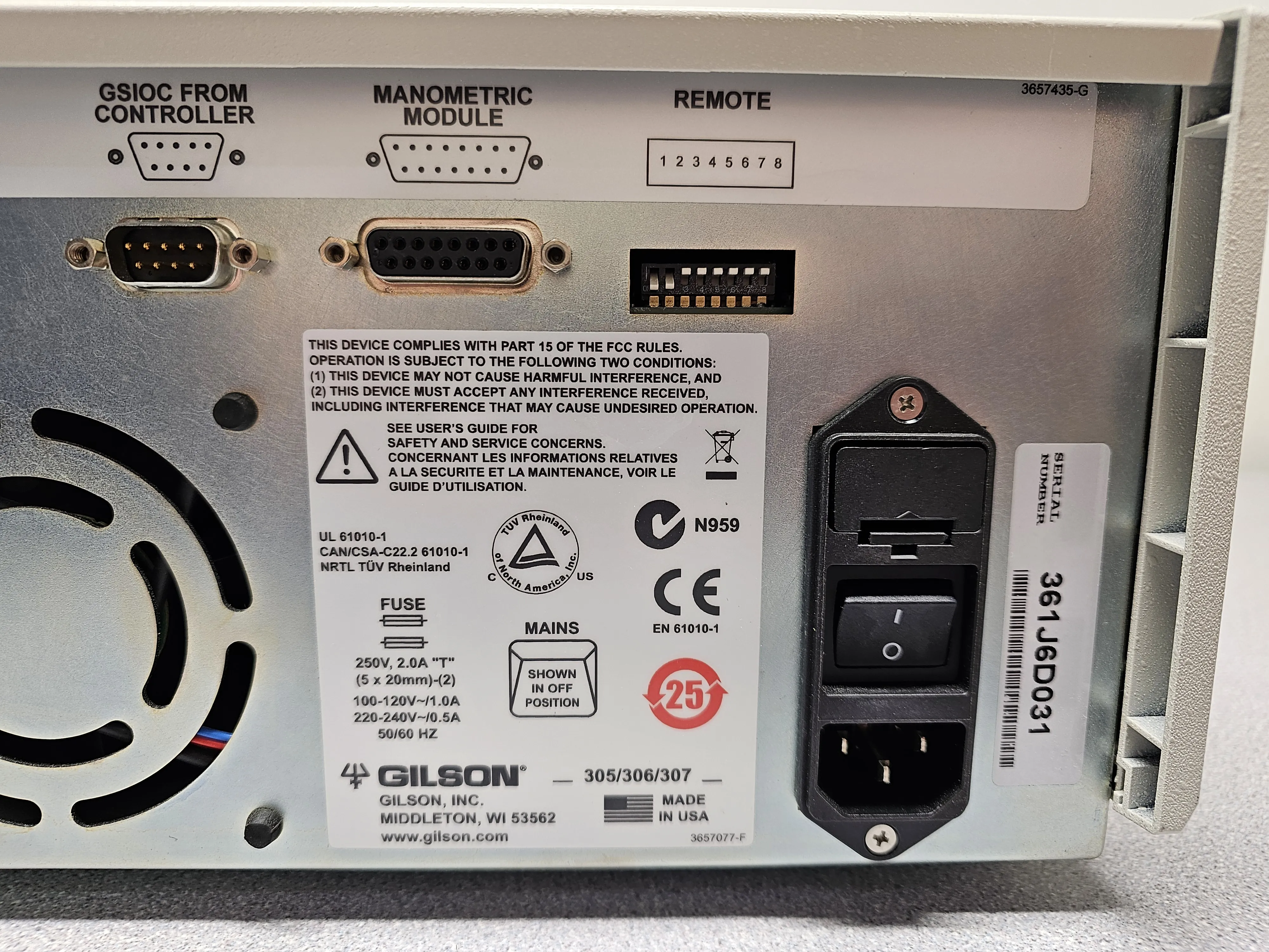 Gilson 306 HPLC Pump