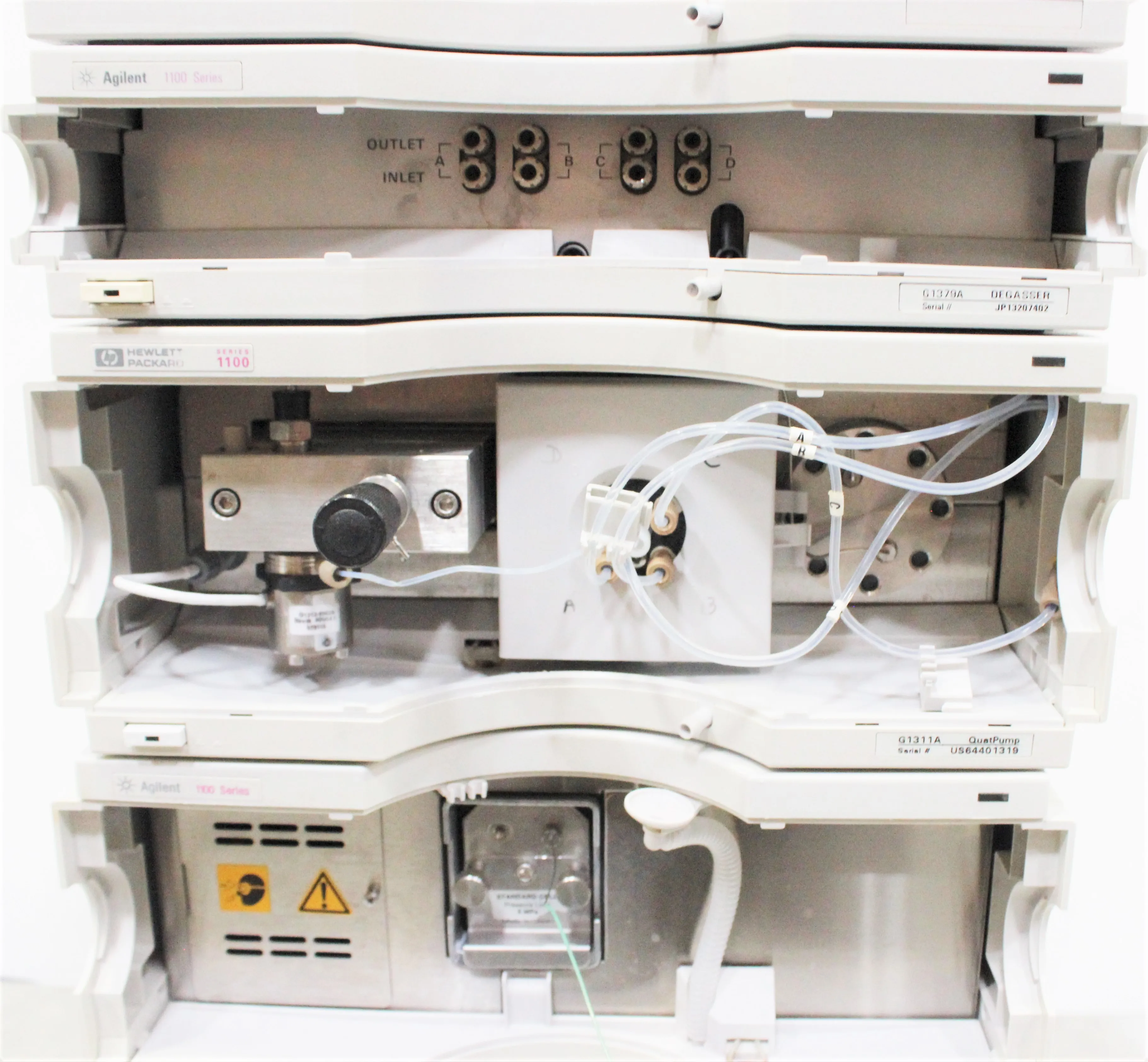 Agilent HPLC 1100 Series Variable Wavelength Detector G1314A with G1379A Degasser