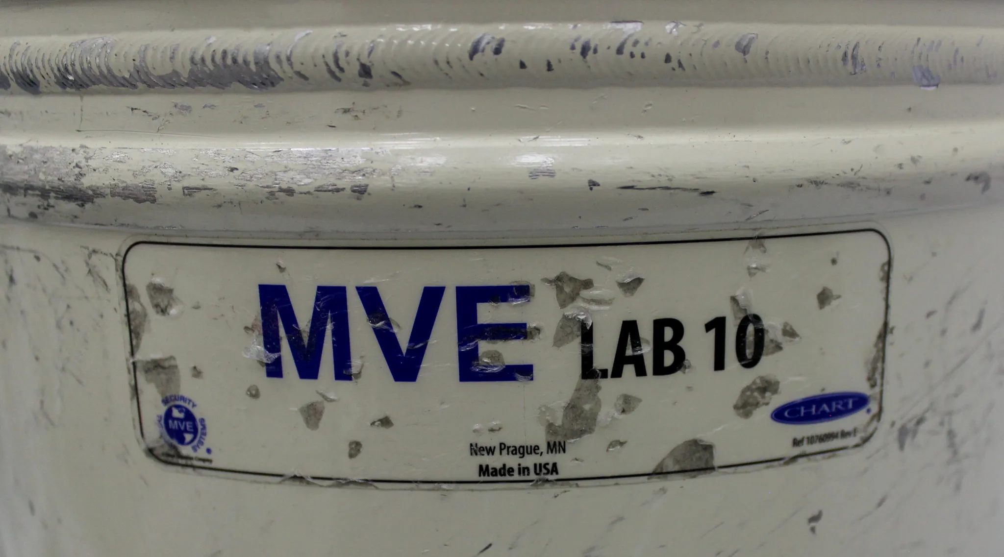 Chart MVE Lab 10 Cryogenic Dewar Liquid Nitrogen Storage Tank