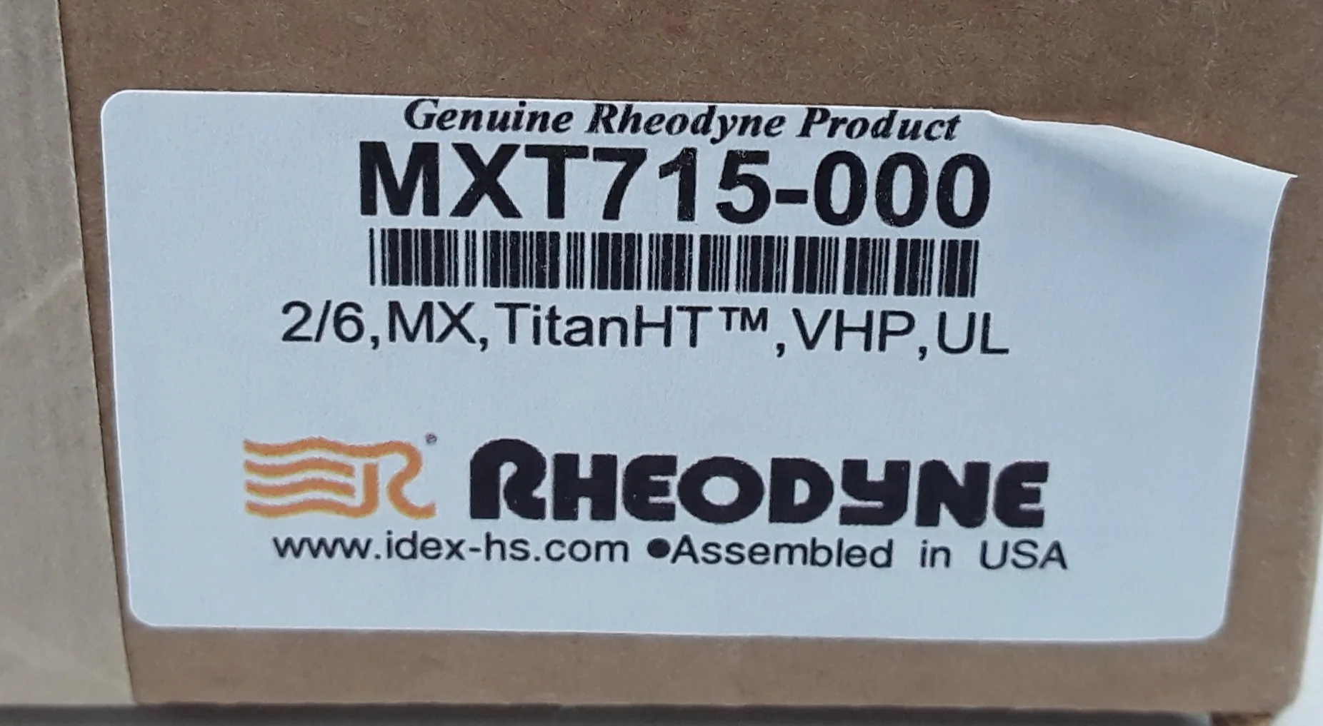 Thermo Fisher Switching Valve MXT 715-000 | New Other | 30-Day Warranty