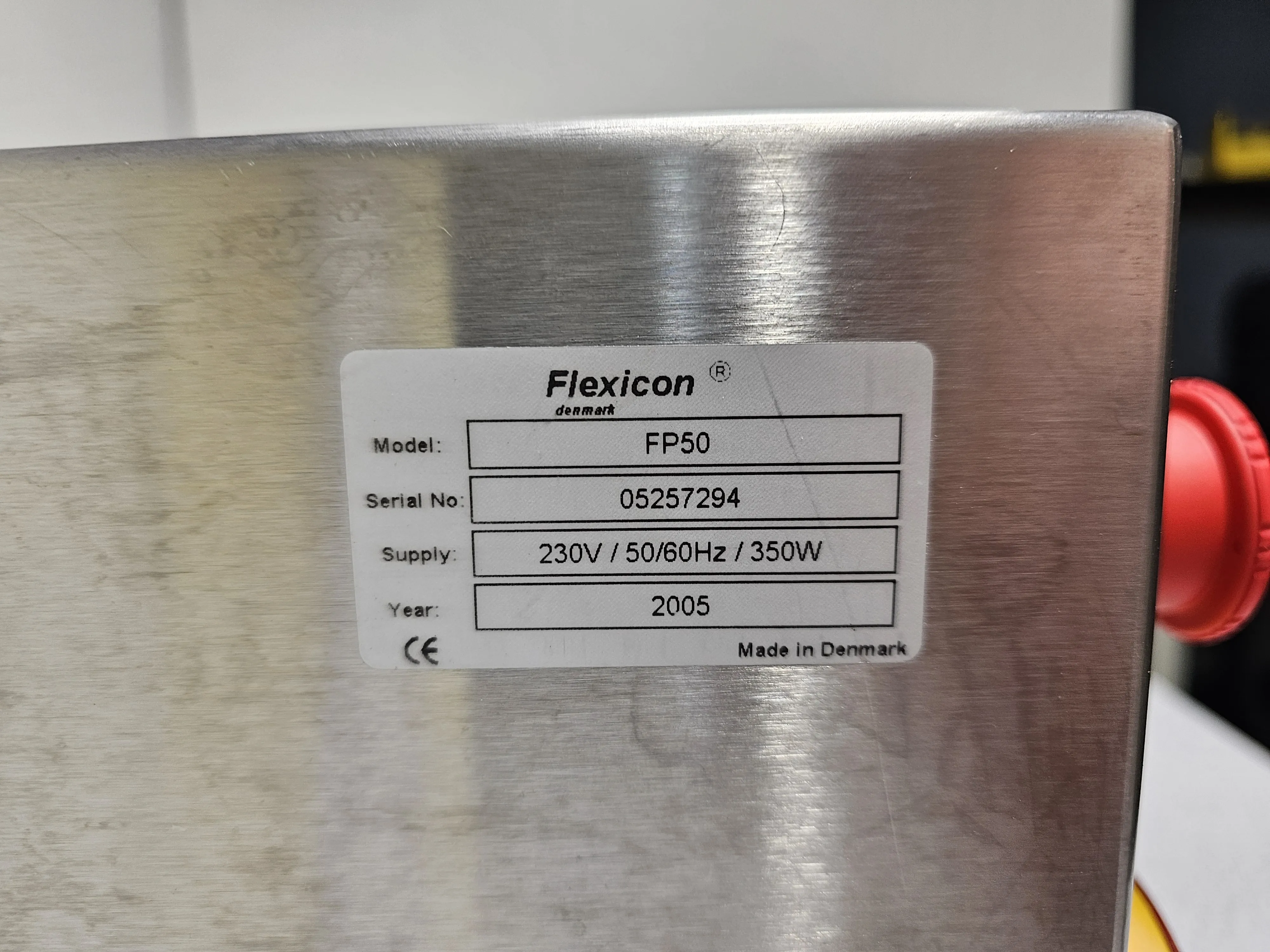 Flexicon Allen Brandley FP50 Control Panel Liquid Filling and Stoppering System