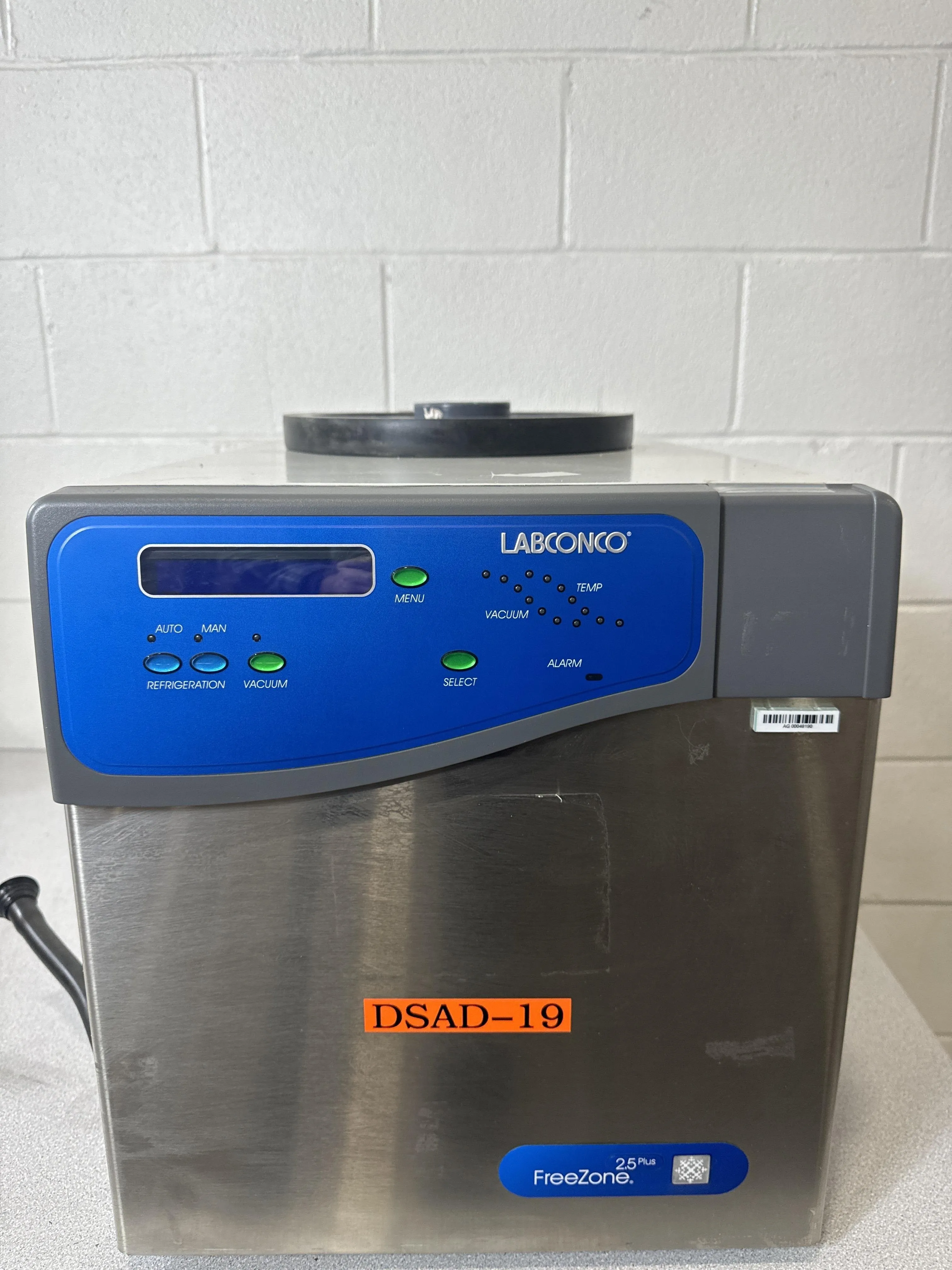 Labconco FreeZone 2.5 Plus Benchtop Freeze Dryer w/Manifolds