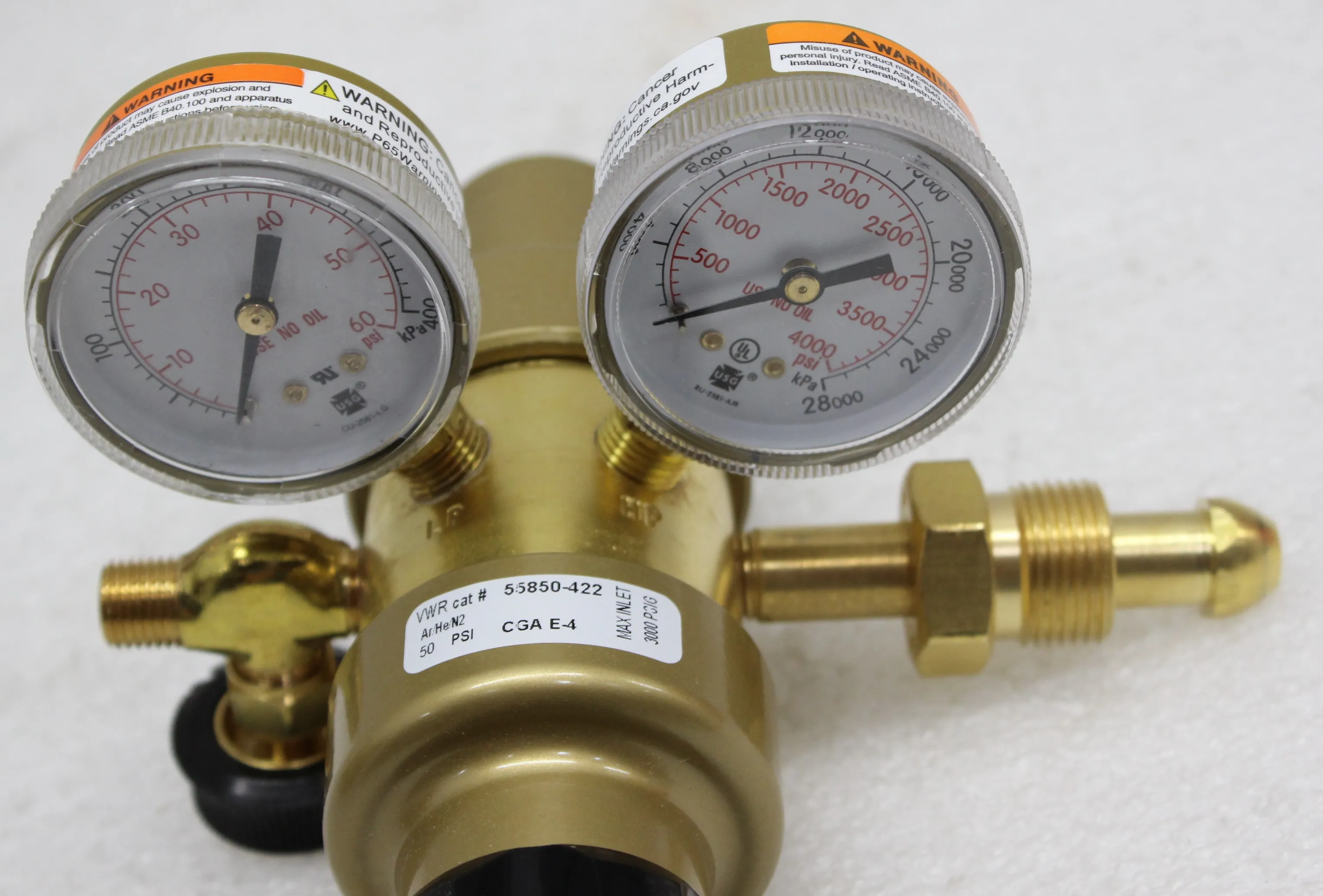 VWR 2-Stage Gas Regulator