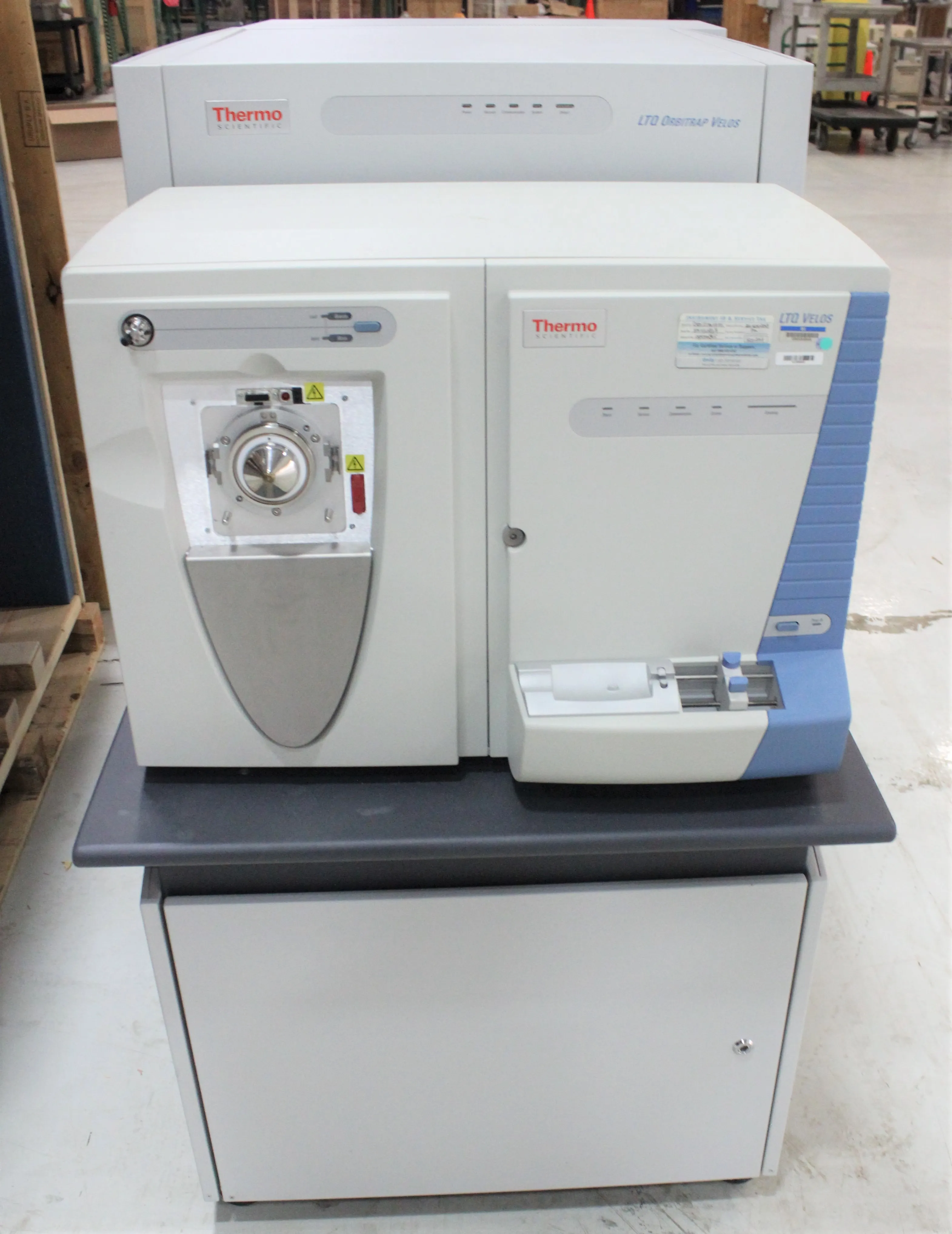 Thermo Fisher LTQ Orbitrap Velos & LTQ Velos Mass Spectrometer with ThermoFlex 900 Chiller and Edwards 30 Rotary Vane Pump (X2)