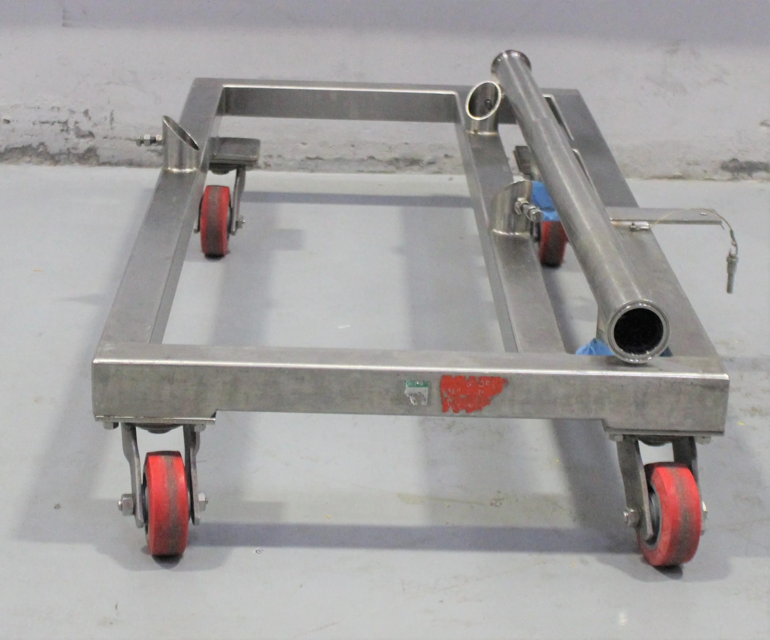 Steel Dolly with Inserts for Poles - Pharma Equipment