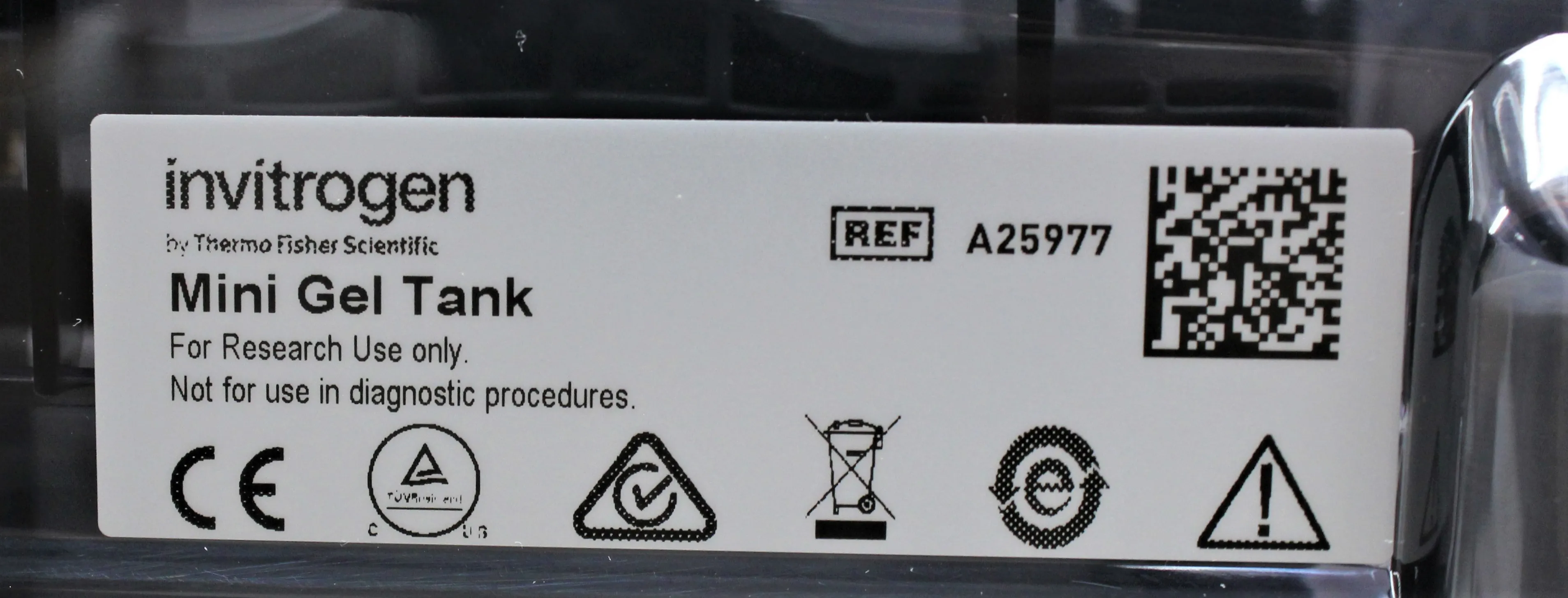 Invitrogen Mini Gel Tank A25977 Electrophoresis System Used Laboratory Equipment