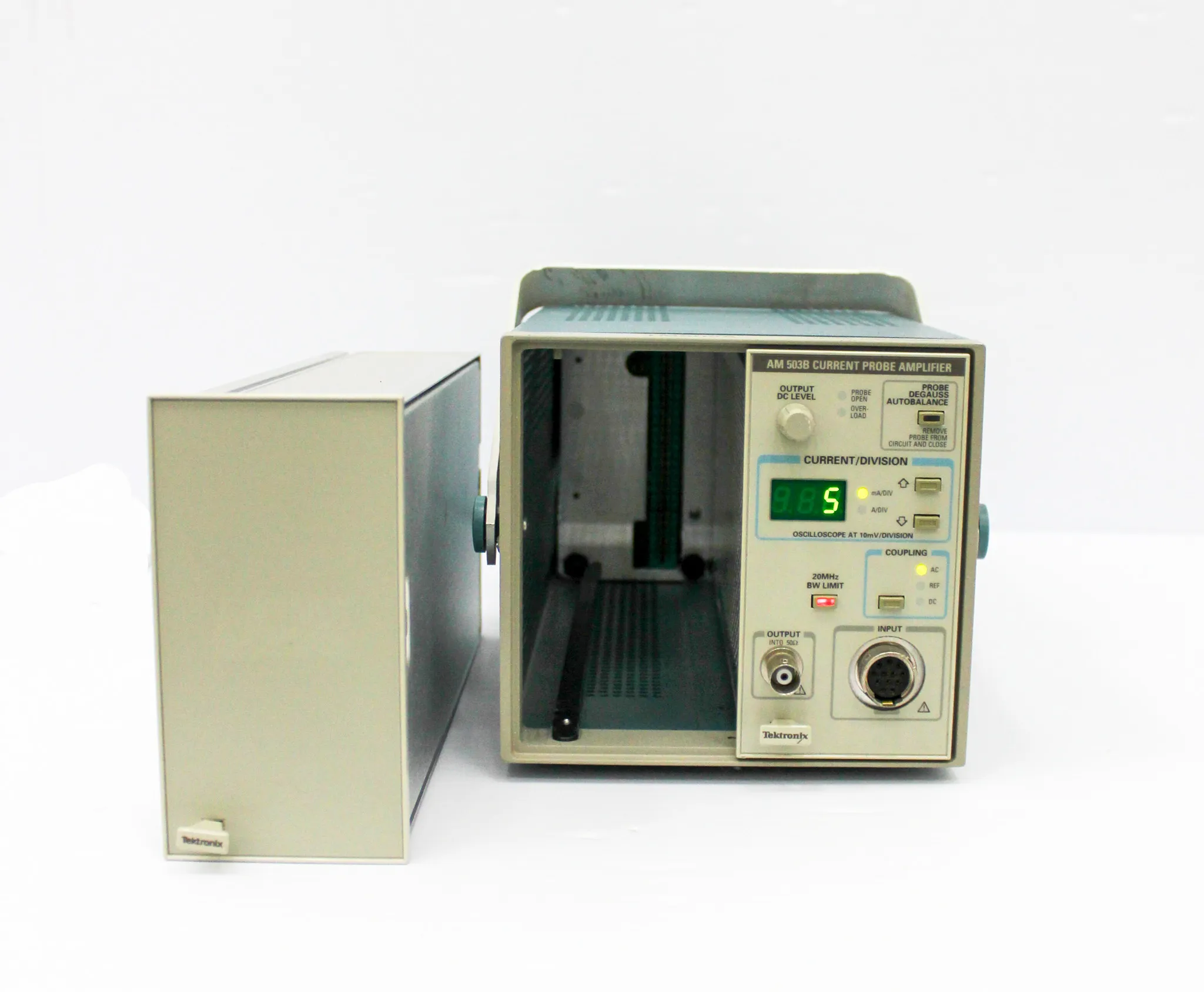 Tektronix TM502A Mainframe Power Module with AM503S Current Probe Amplifier