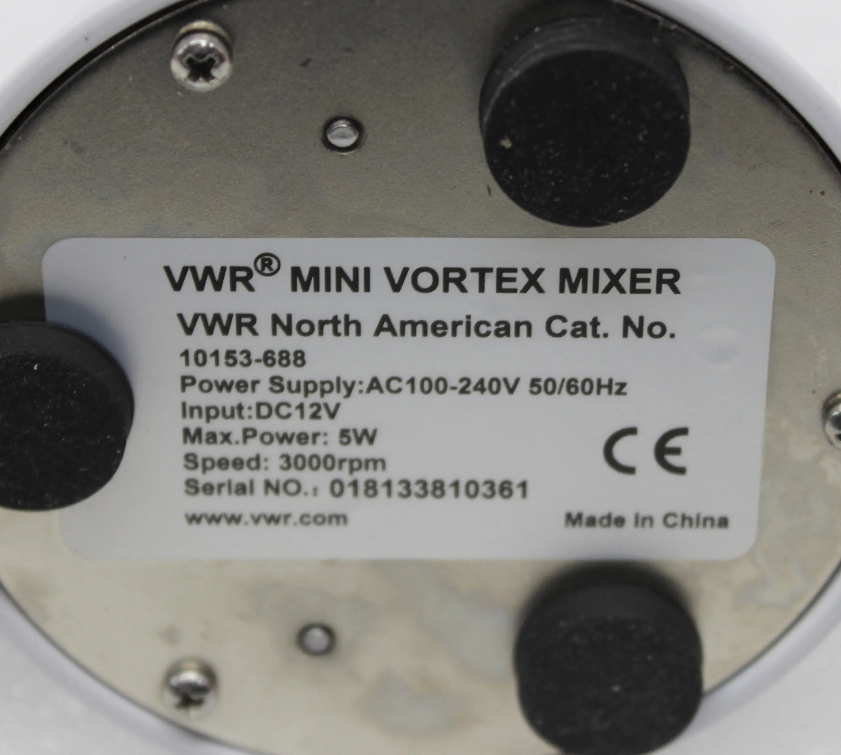 VWR Mini Vortexer Mixer 10153-688