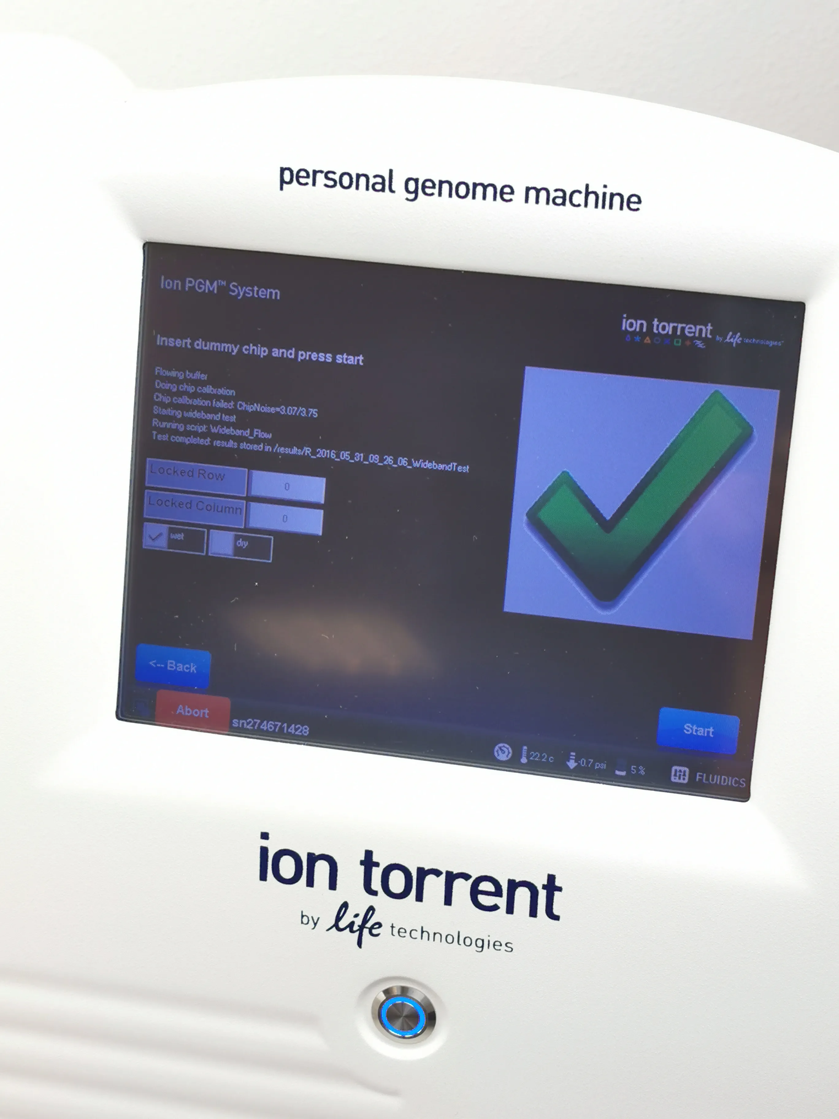 Ion Torrent 7467 Personal Genome PGM System