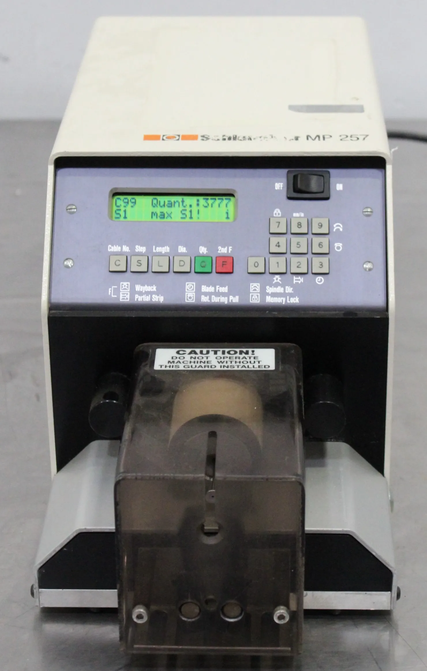 Schleuniger MP 257 Multi-Step Stripping Machine