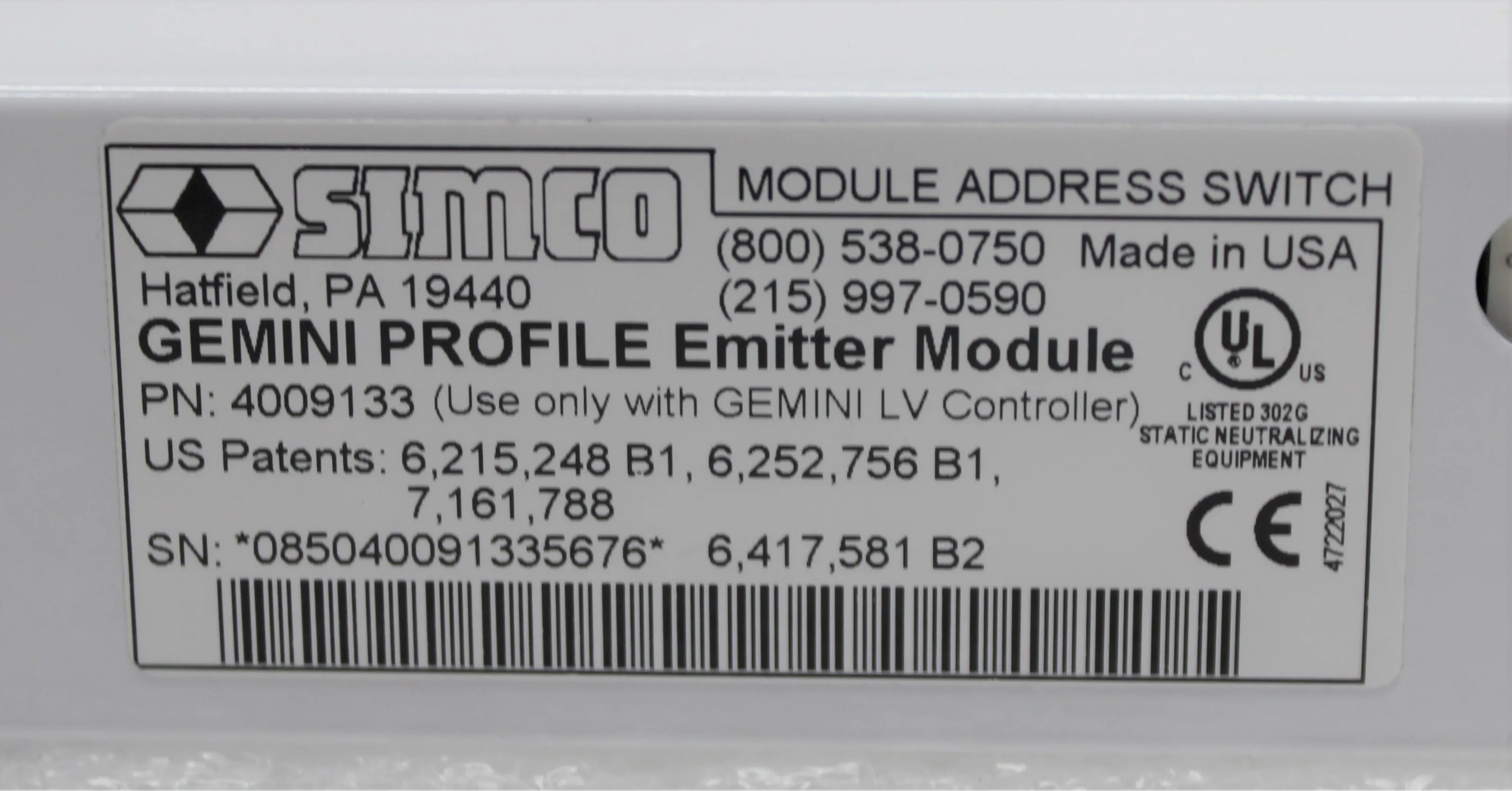 Simco Gemini Profile Emitter Module System