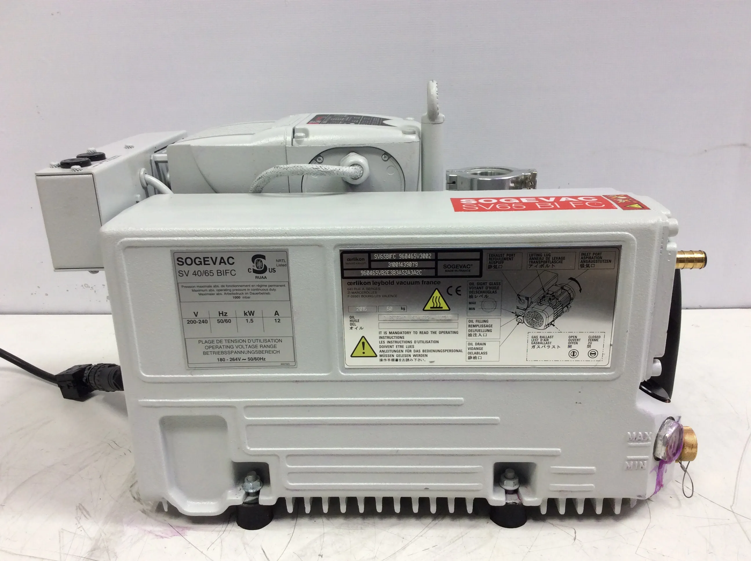 Sogevac SV65 BI FC Vacuum Pump