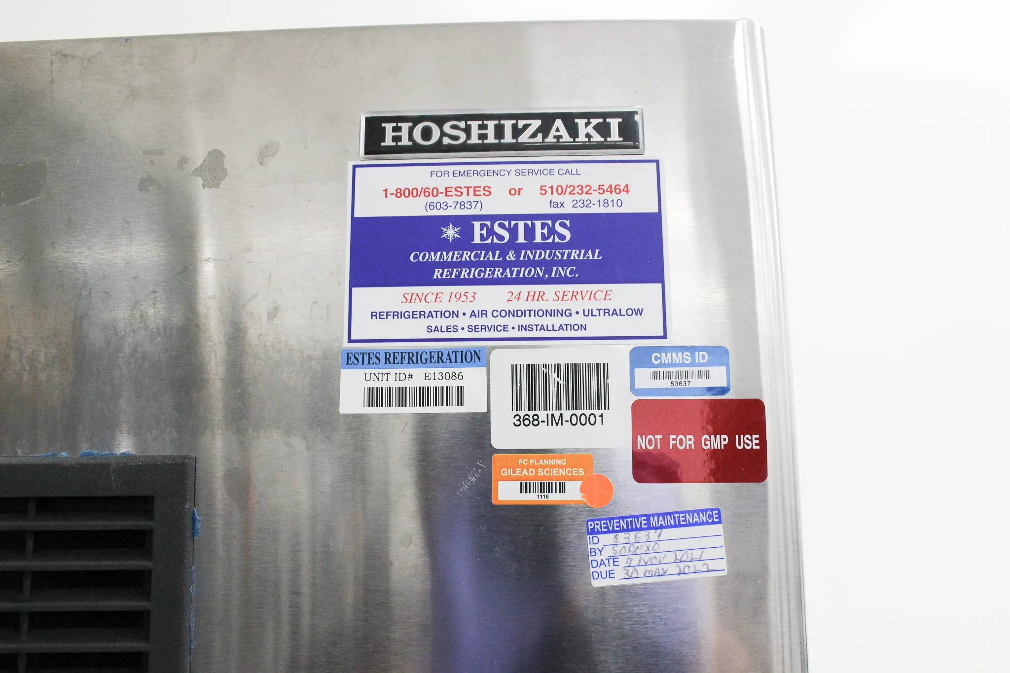 Hoshizaki Air-cooled Flaker, Modular Icemaker, Model F-450MAH - Used (VG)