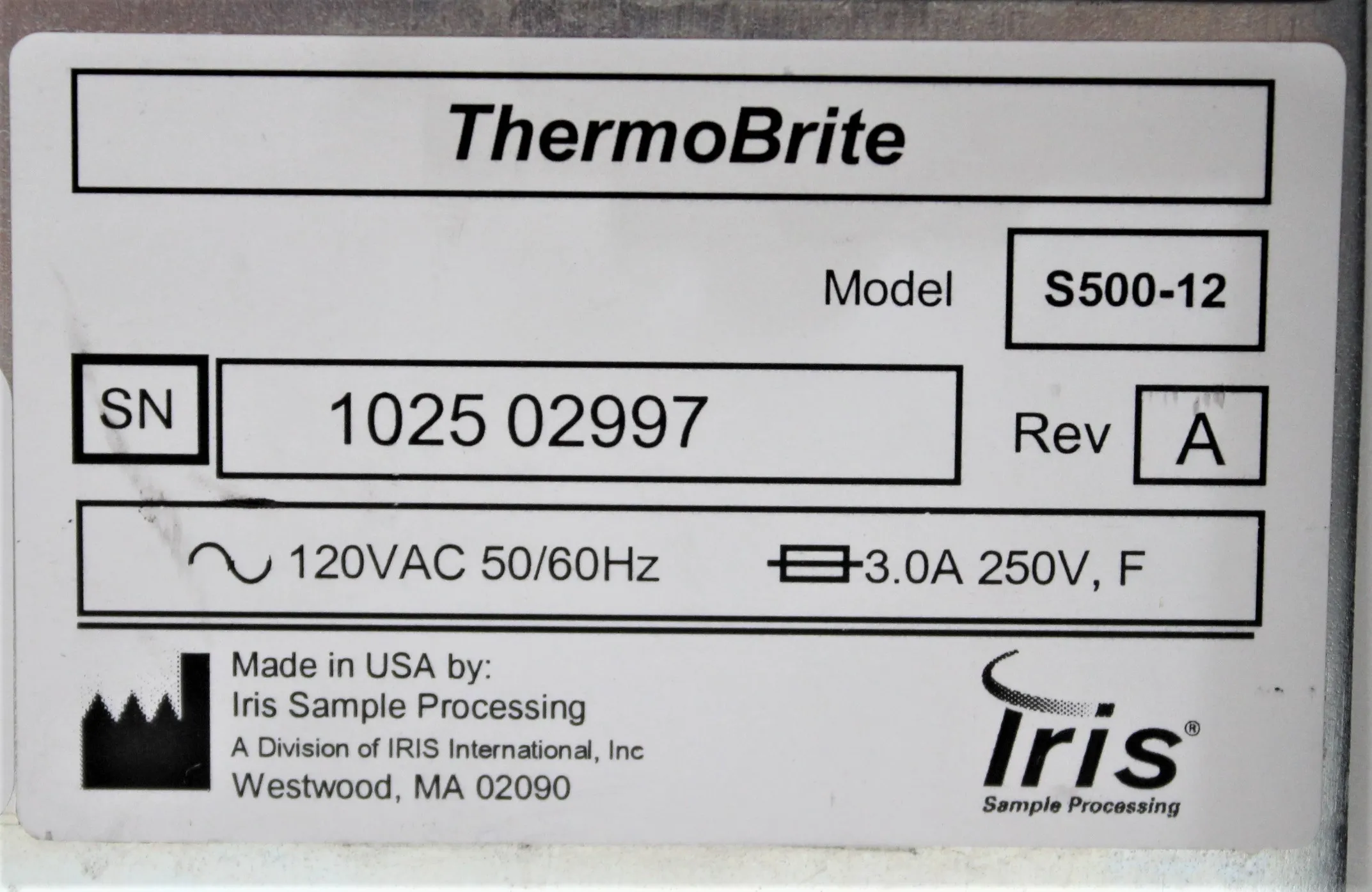 Abbott ThermoBrite StatSpin Used Hybridization System