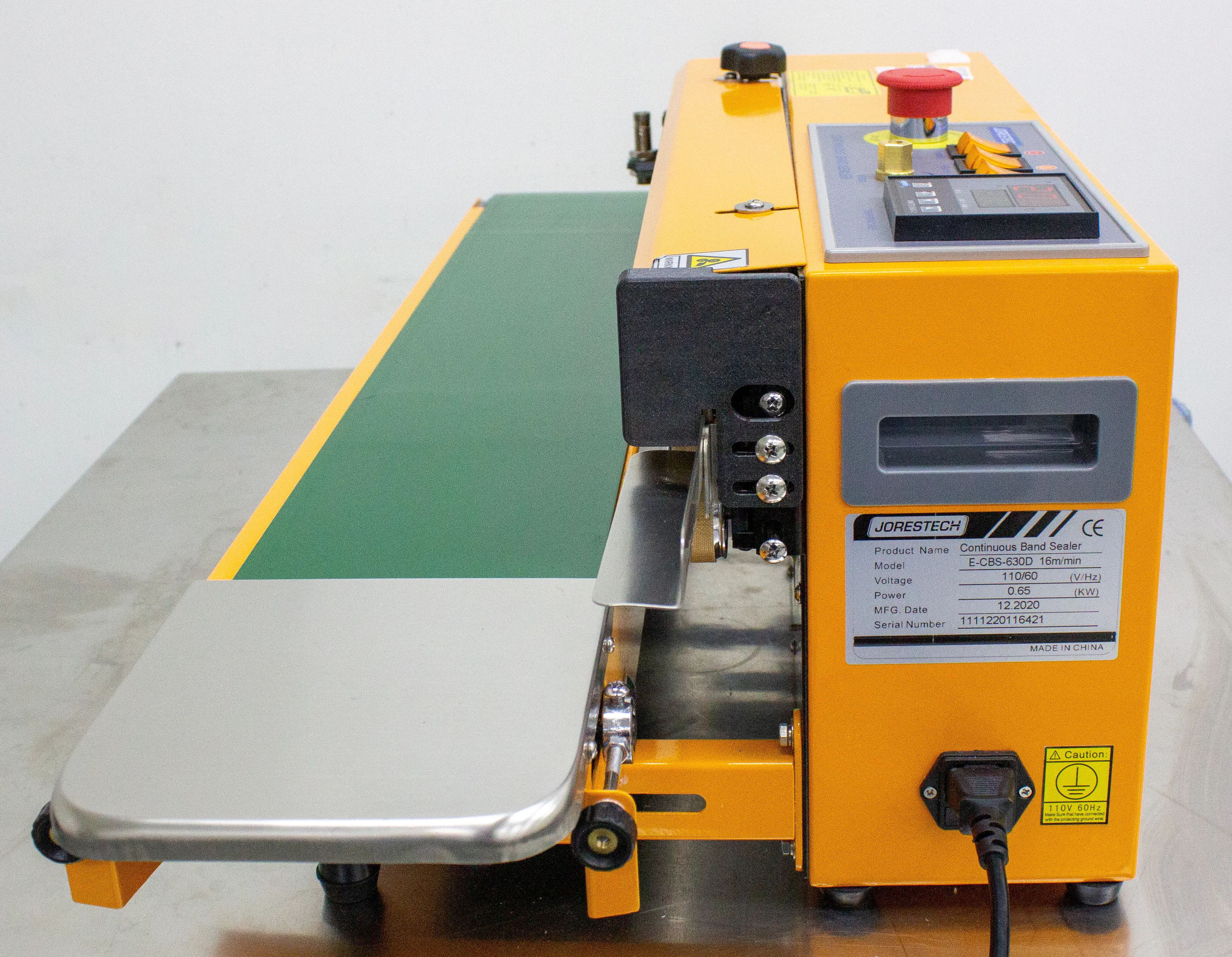 Jorestech Continuous Band Sealer Model E-CBS-630D