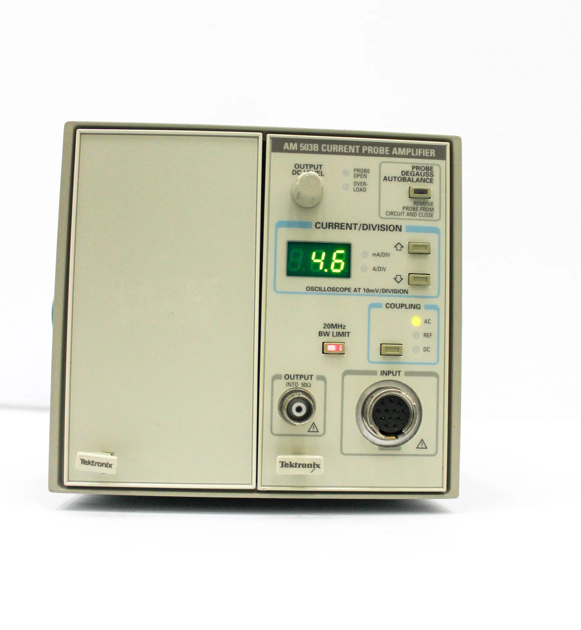 Tektronix TM502A Mainframe Power Module with AM503S Current Probe Amplifier