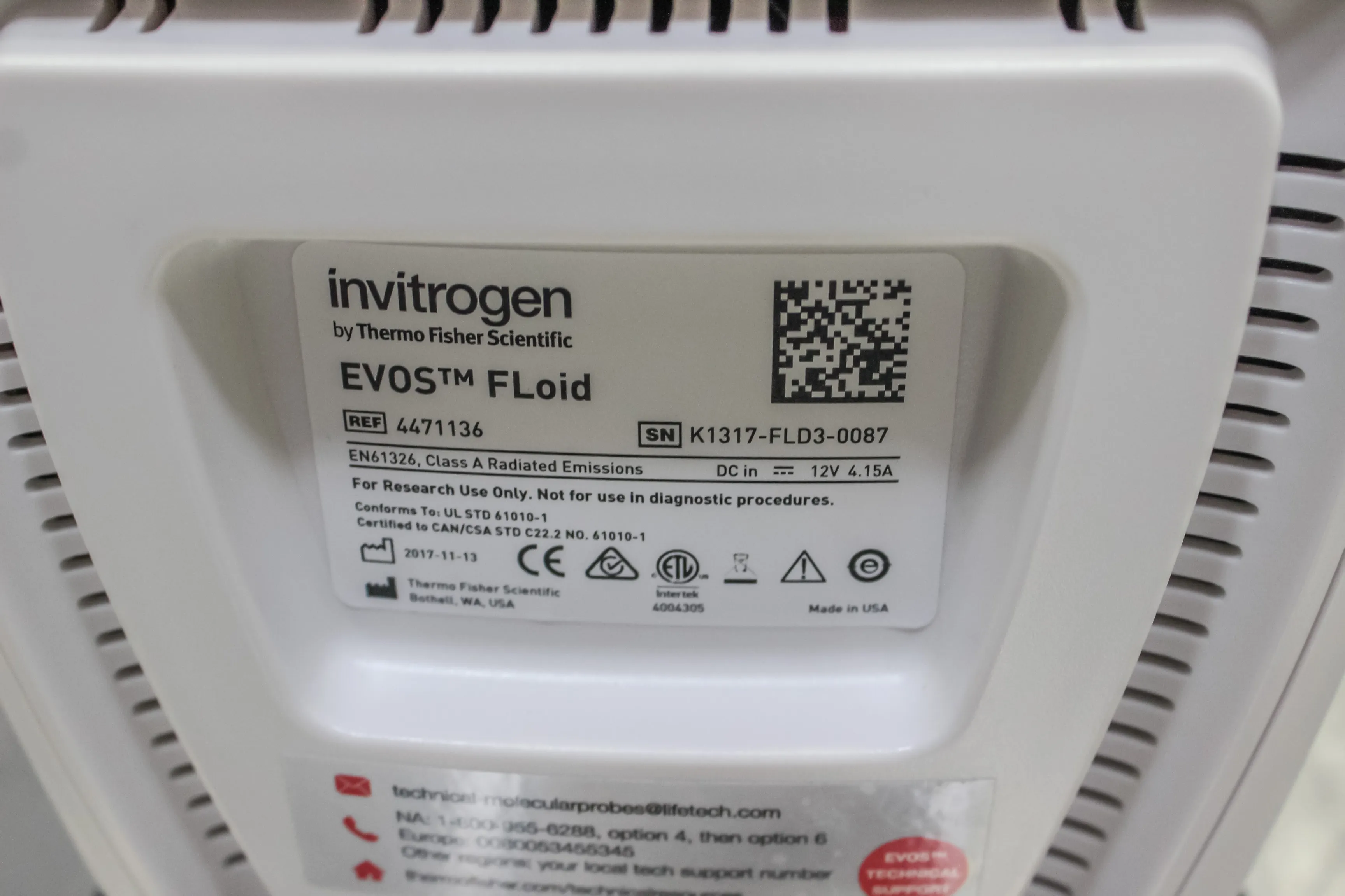 Invitrogen Imaging System 4471136 FLoid Cell Imaging Station