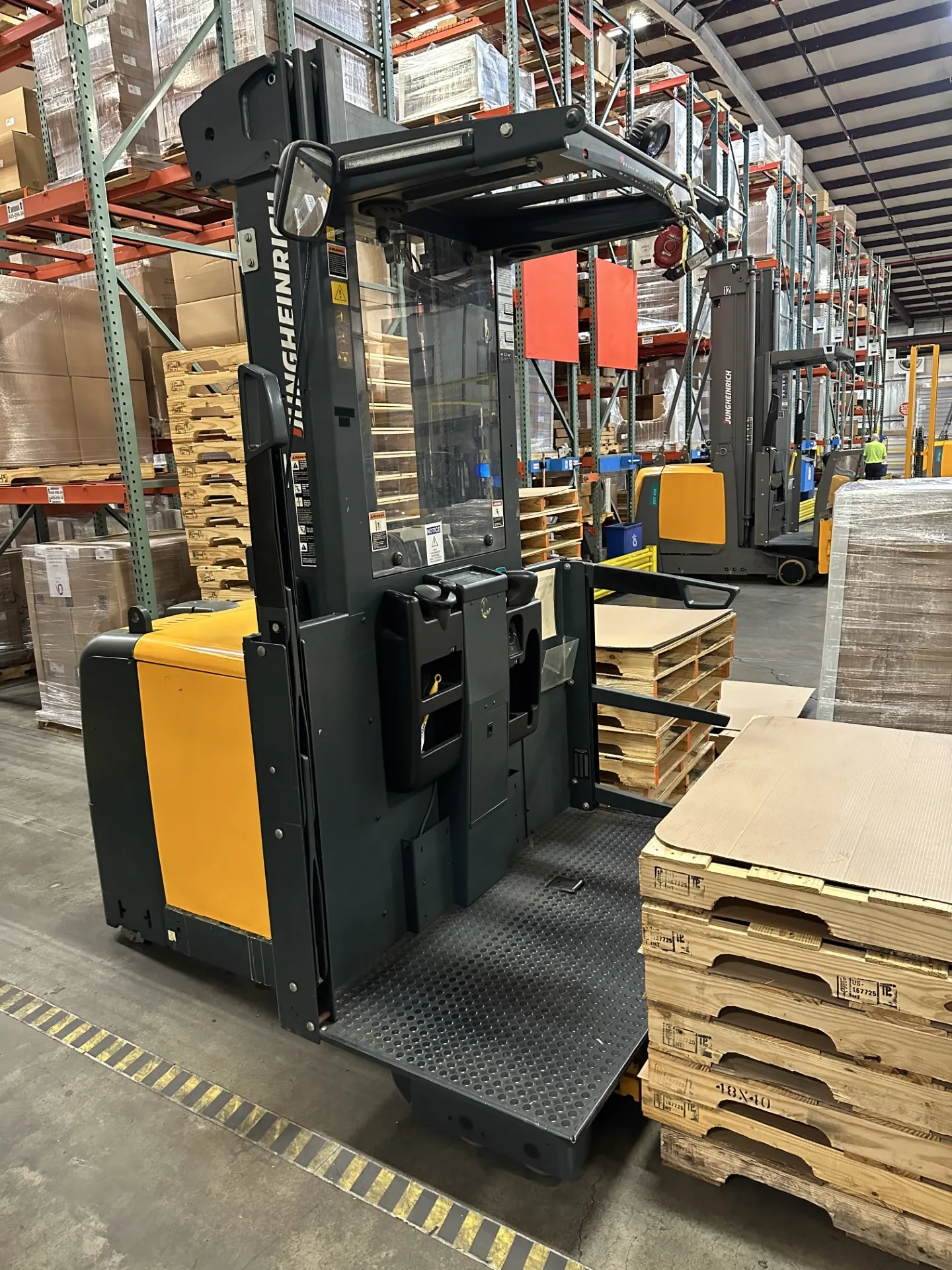 Jungheinrich EKS 308 - 36 Volt Electric Order Picker Forklift with Low Hours