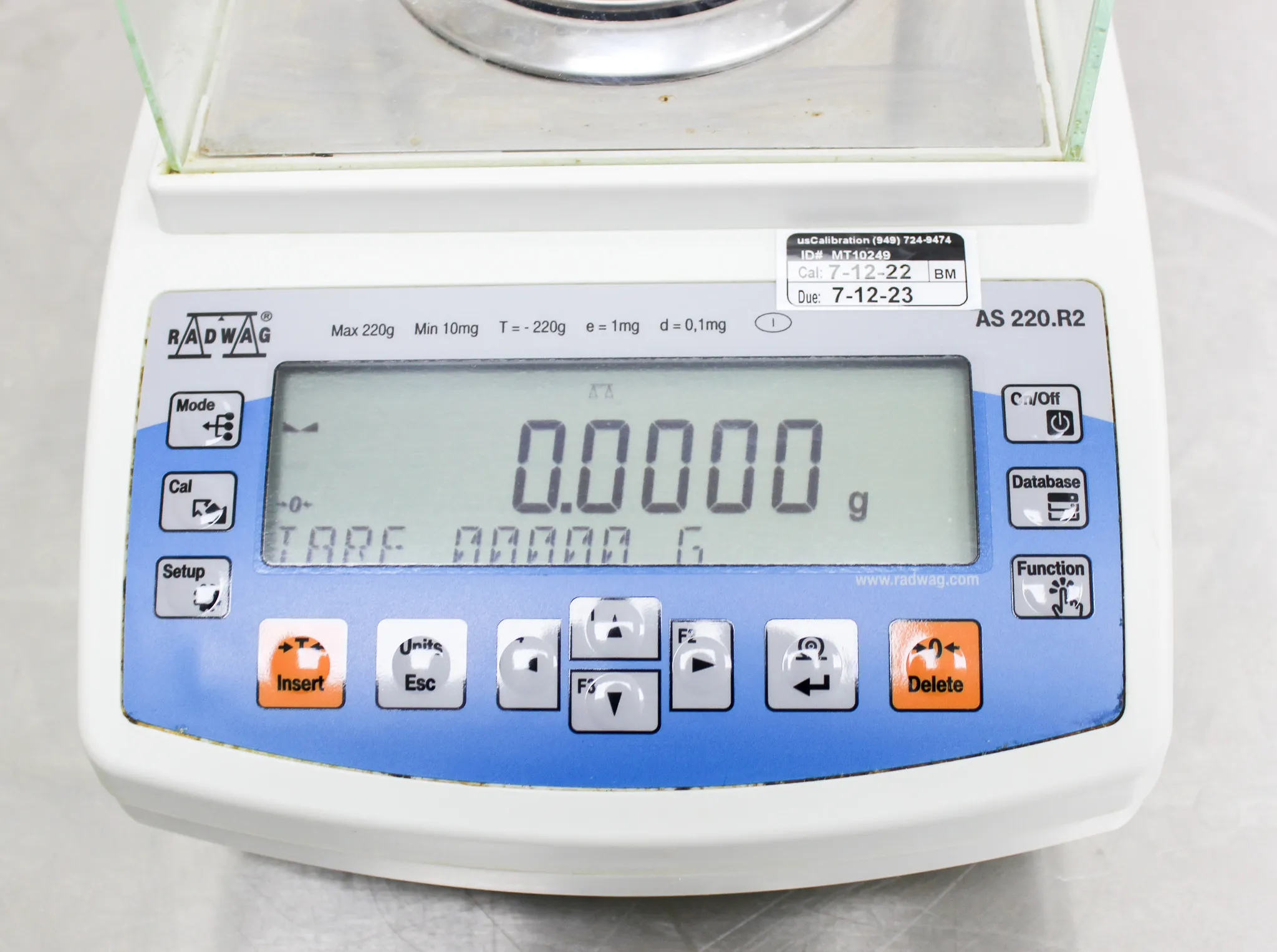 Radwag AS 220.R2 Analytical Balance