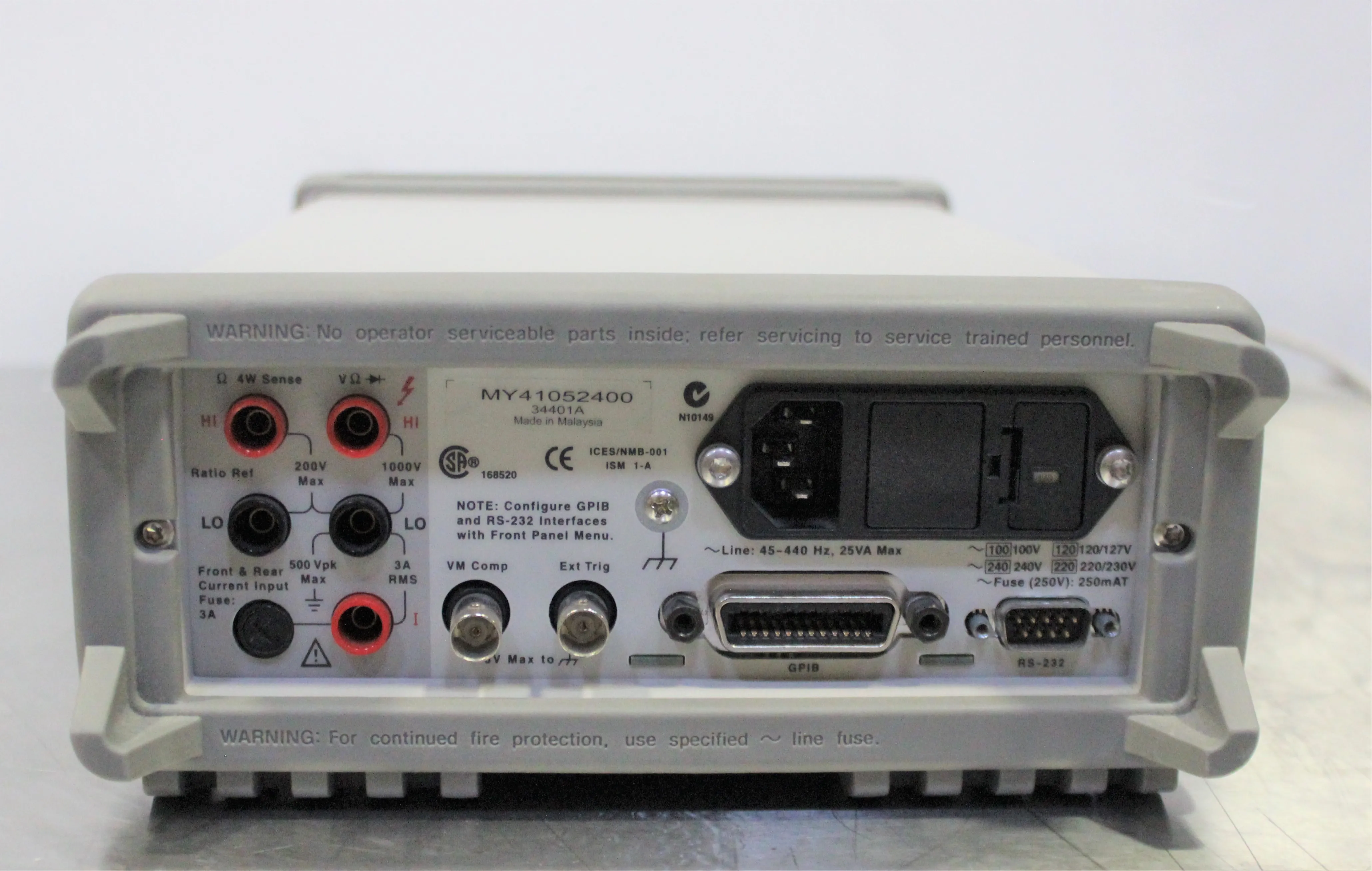 Agilent 34401A 6.5 Digit Bench Multimeter