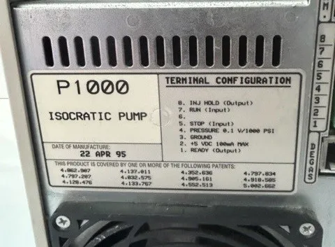 Thermo Scientific SpectraSYSTEM P1000 Single-Solvent Pump