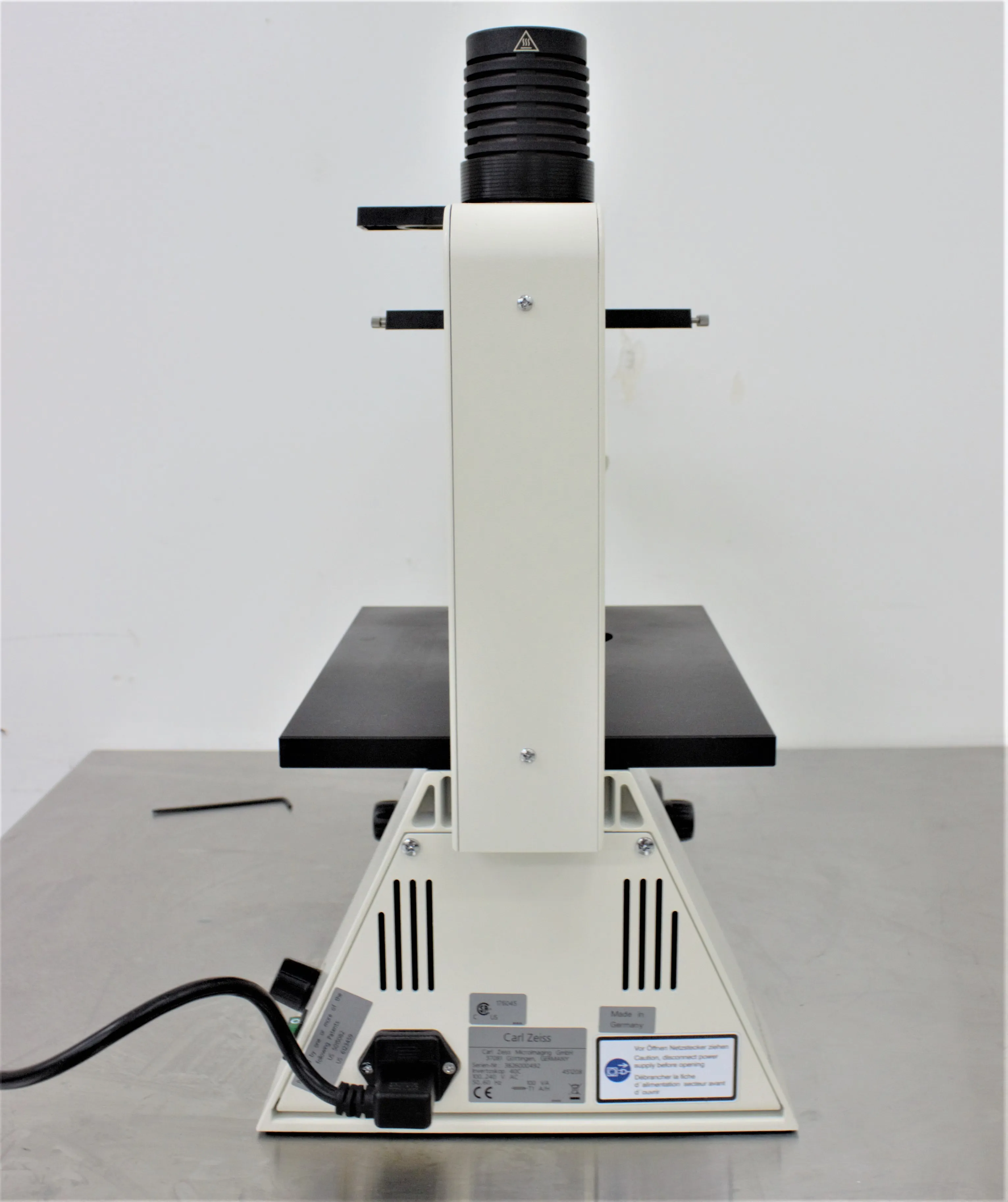 Zeiss Invertoscope 40 C Inverted Phase Contrast Microscope with Binocular Head