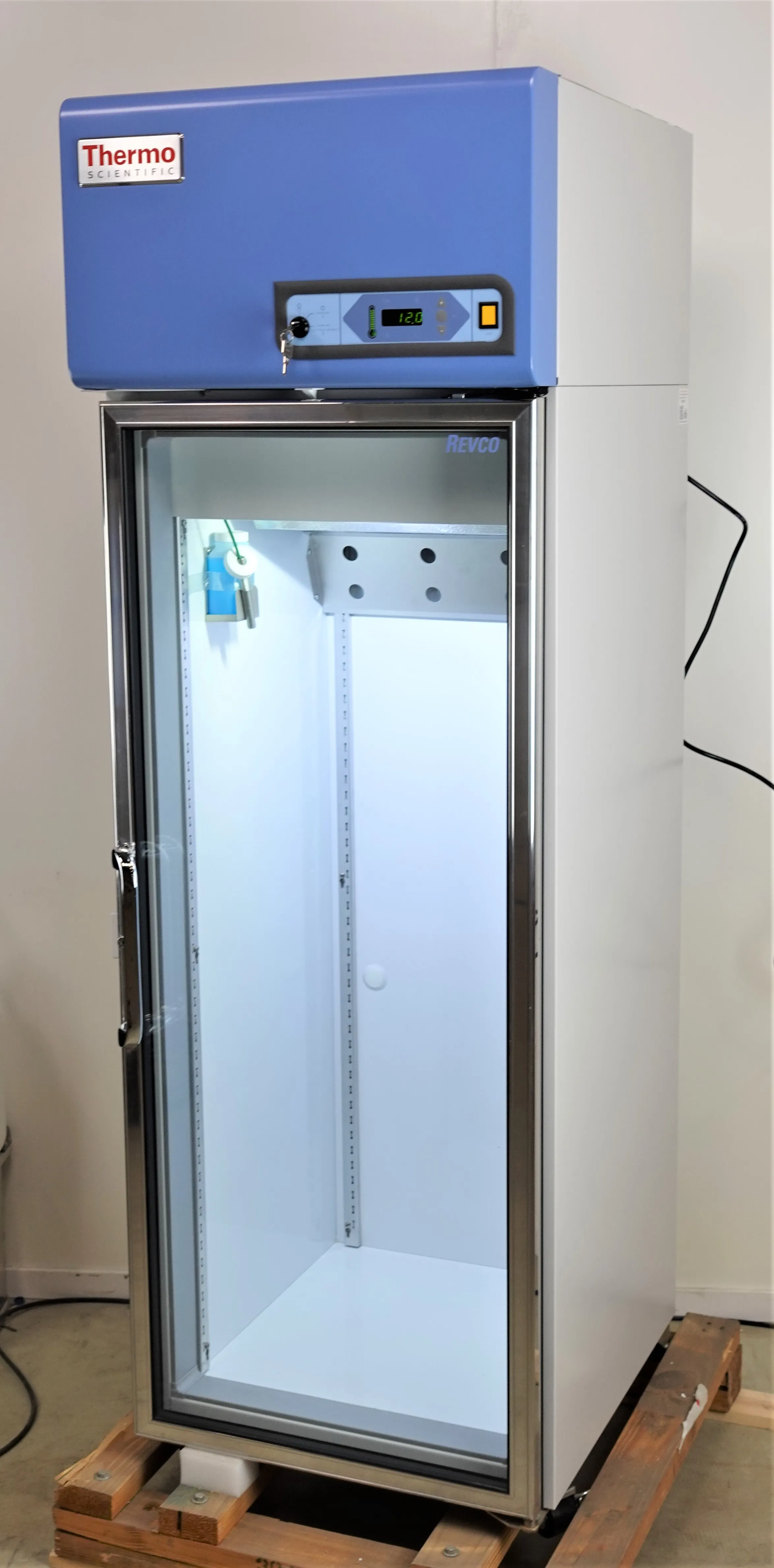 Thermo Scientific Revco RGL1204W Lab Refrigerator with Glass Door