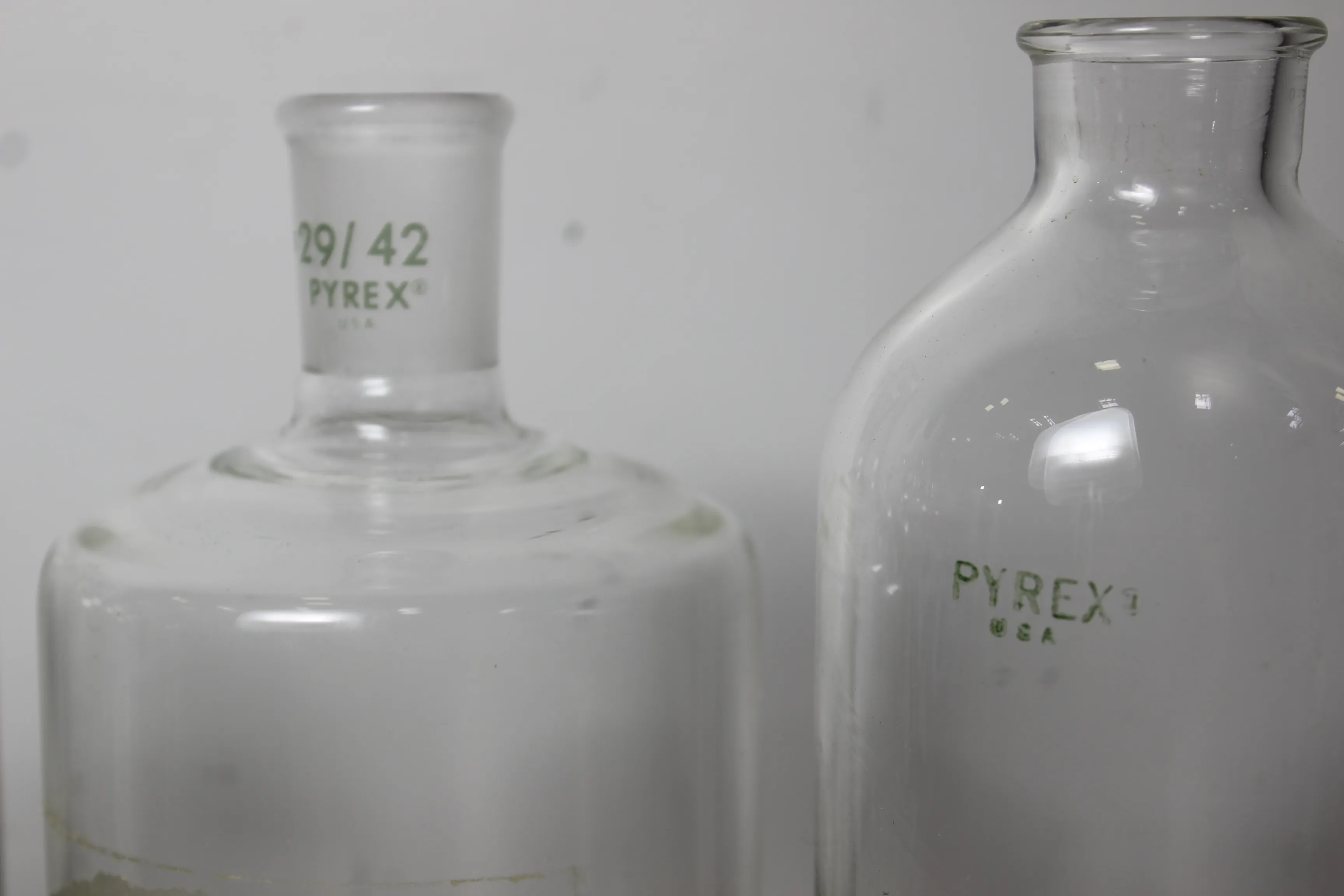 Pyrex Laboratory Glass Flasks Lot of 5 - Used