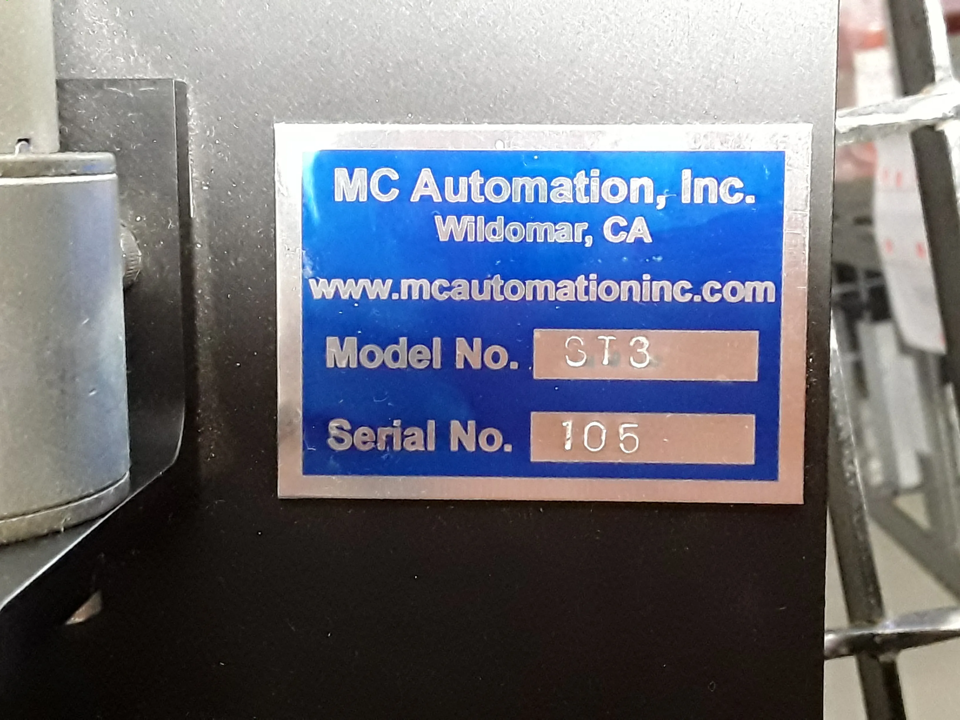 MC Automation Model ST1 Machine