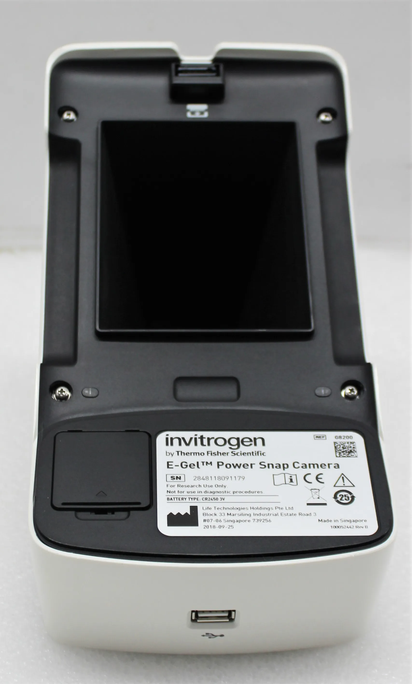 Invitrogen E-Gel Power Snap Camera G8200, Used Lab Accessory