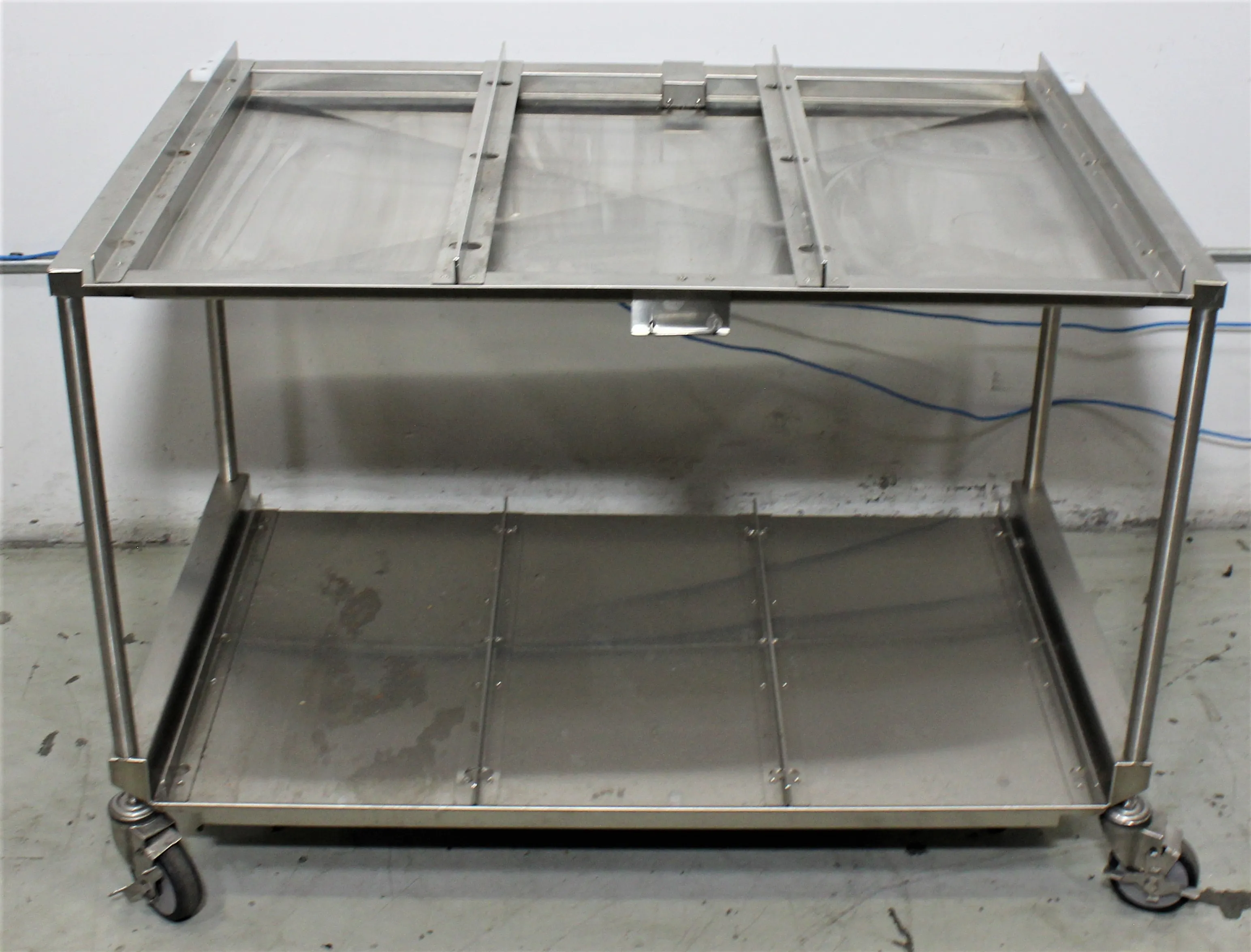 Used Laboratory Equipment Cart with Stainless Steel Construction