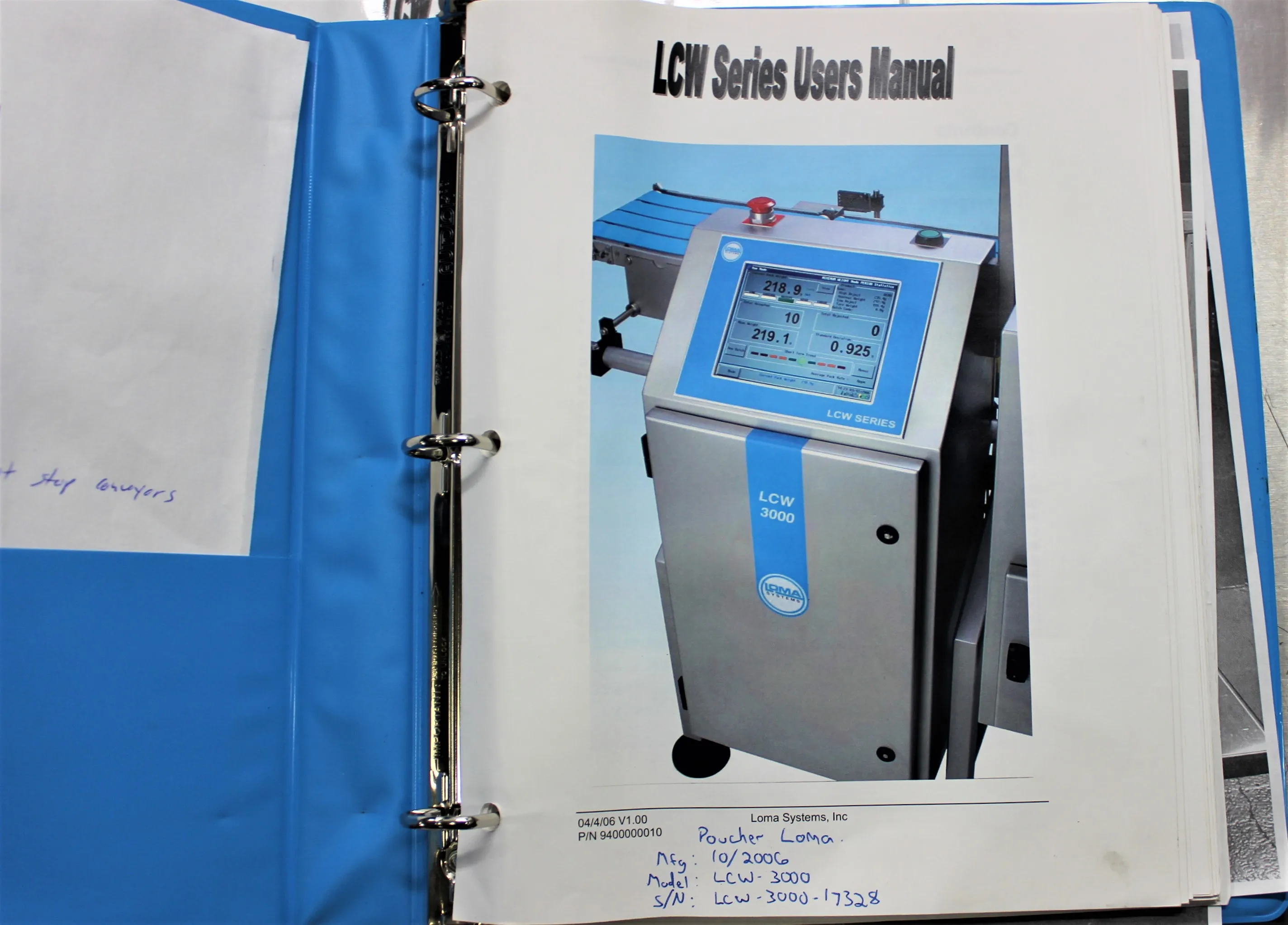 Loma Systems LCW-3000 Checkweigher