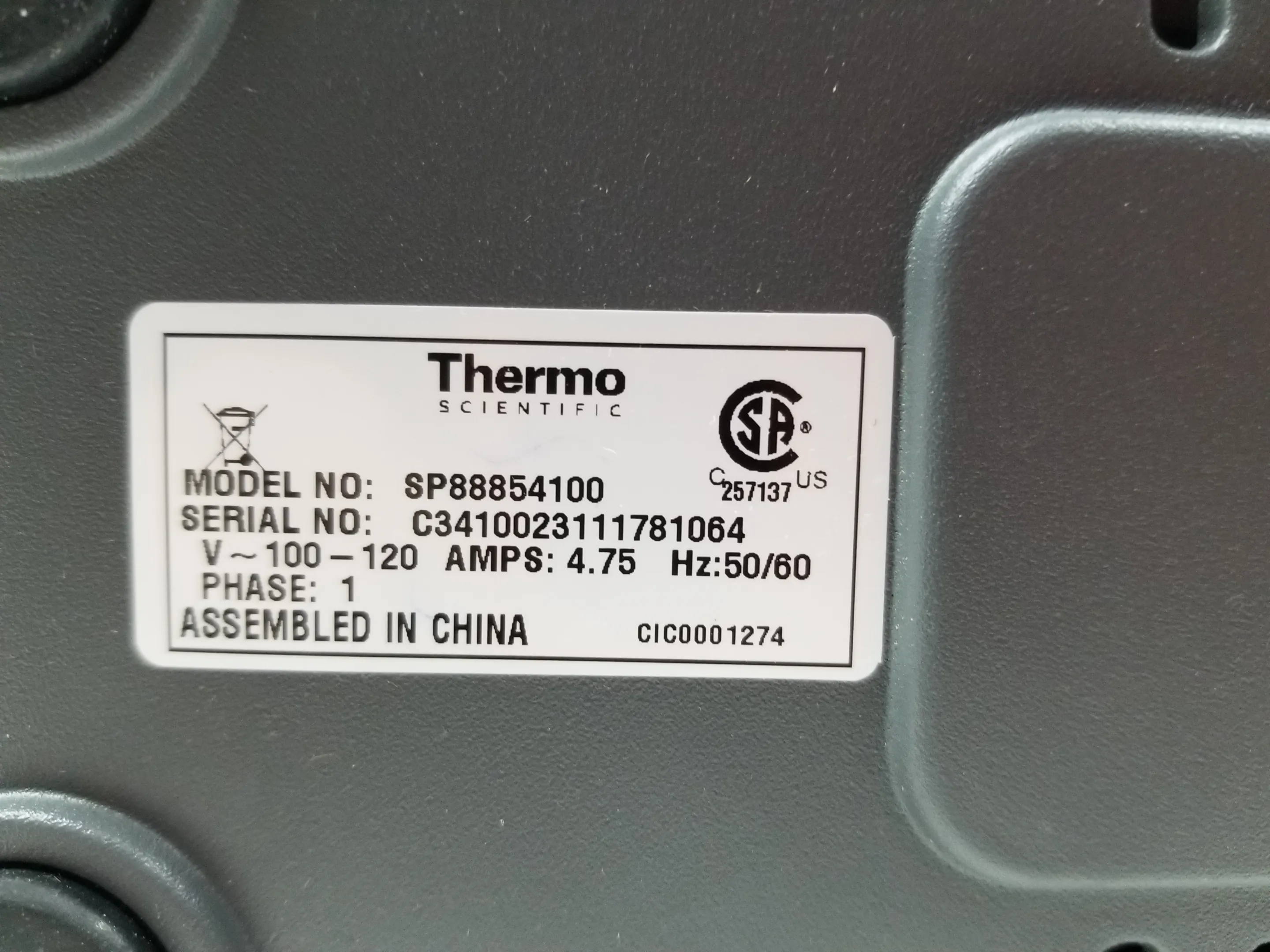 Thermo Fisher SP88854100 Heated Stir Plate Laboratory Equipment