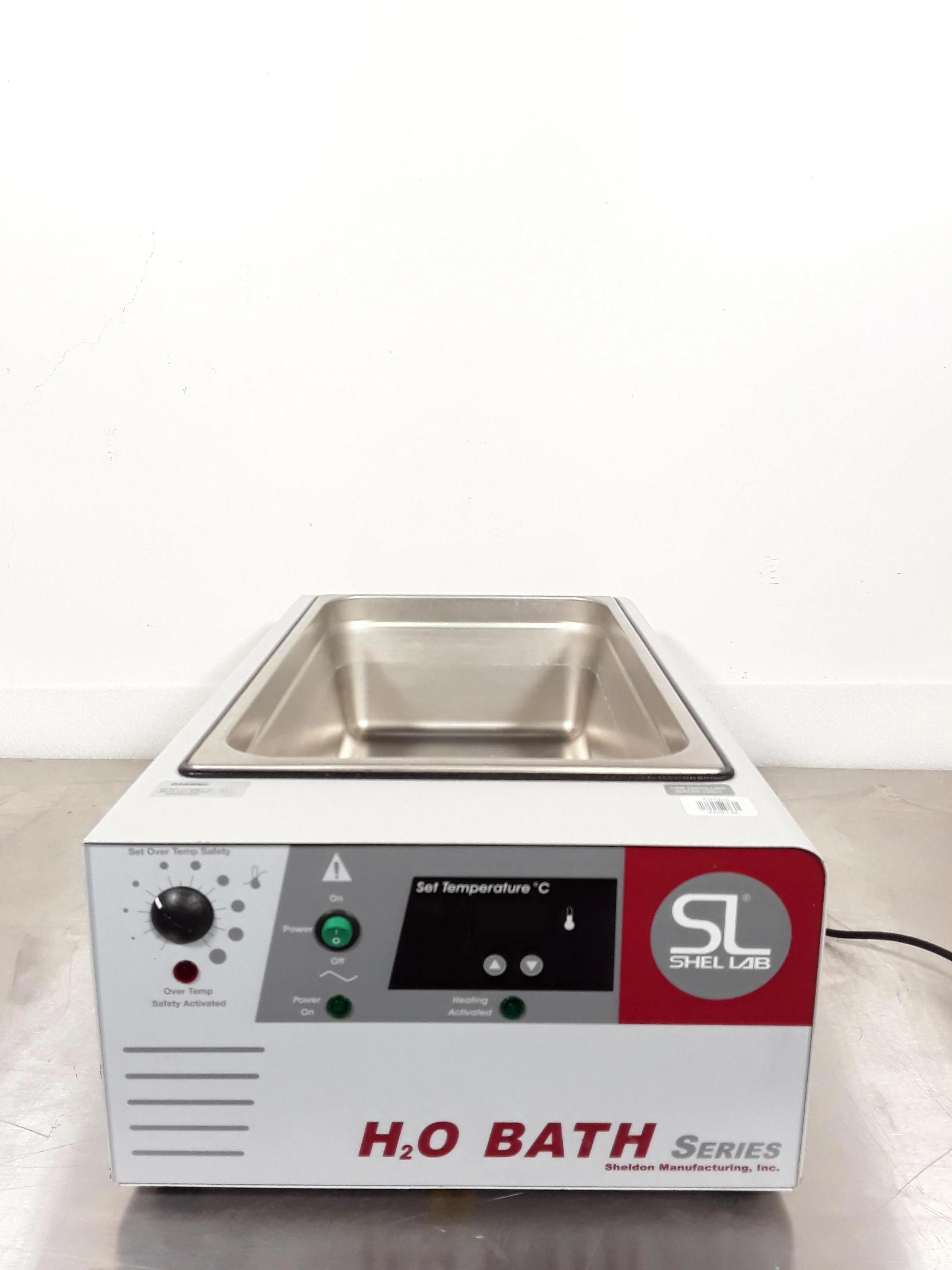 Shel lab W20M Water Bath with Microprocessor Control, Overtemperature Protection, and 20 Liter Capacity