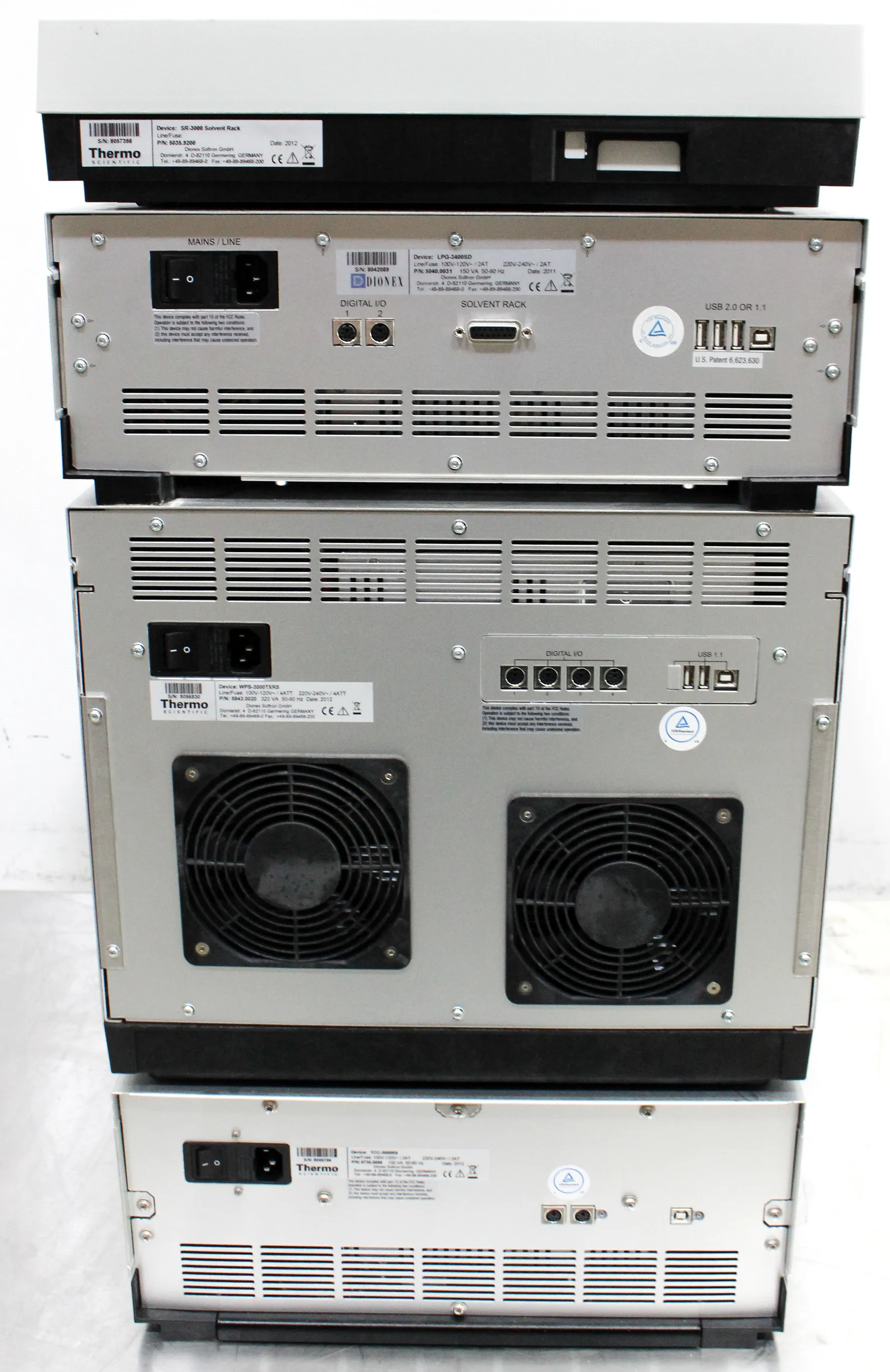 Thermo Scientific UltiMate 3000 HPLC System with LPG-3400SD Pump and TCC-3000RS Column Compartment