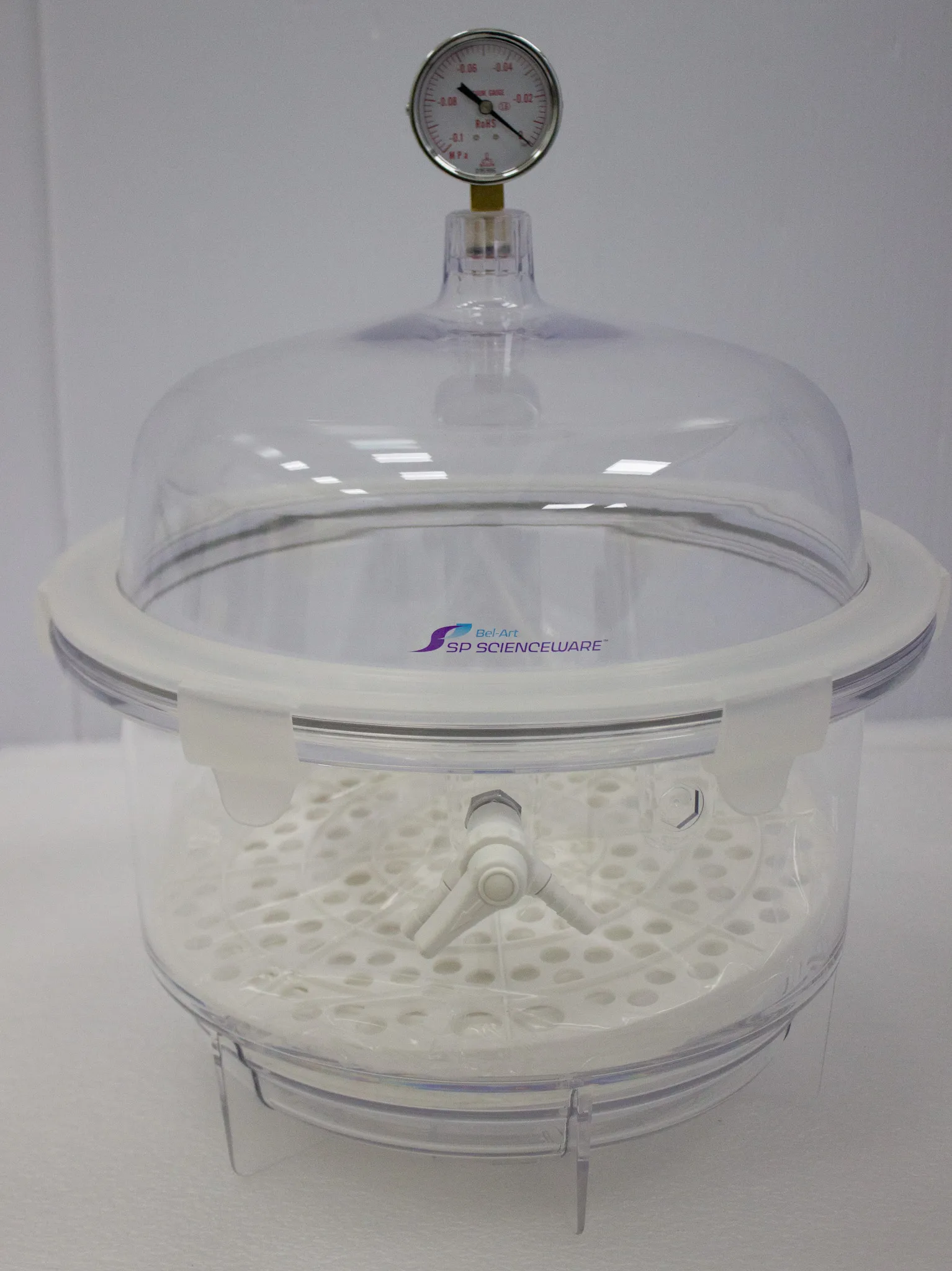 Lab Companion F42400-2221 Round Vacuum Desiccator, 20L