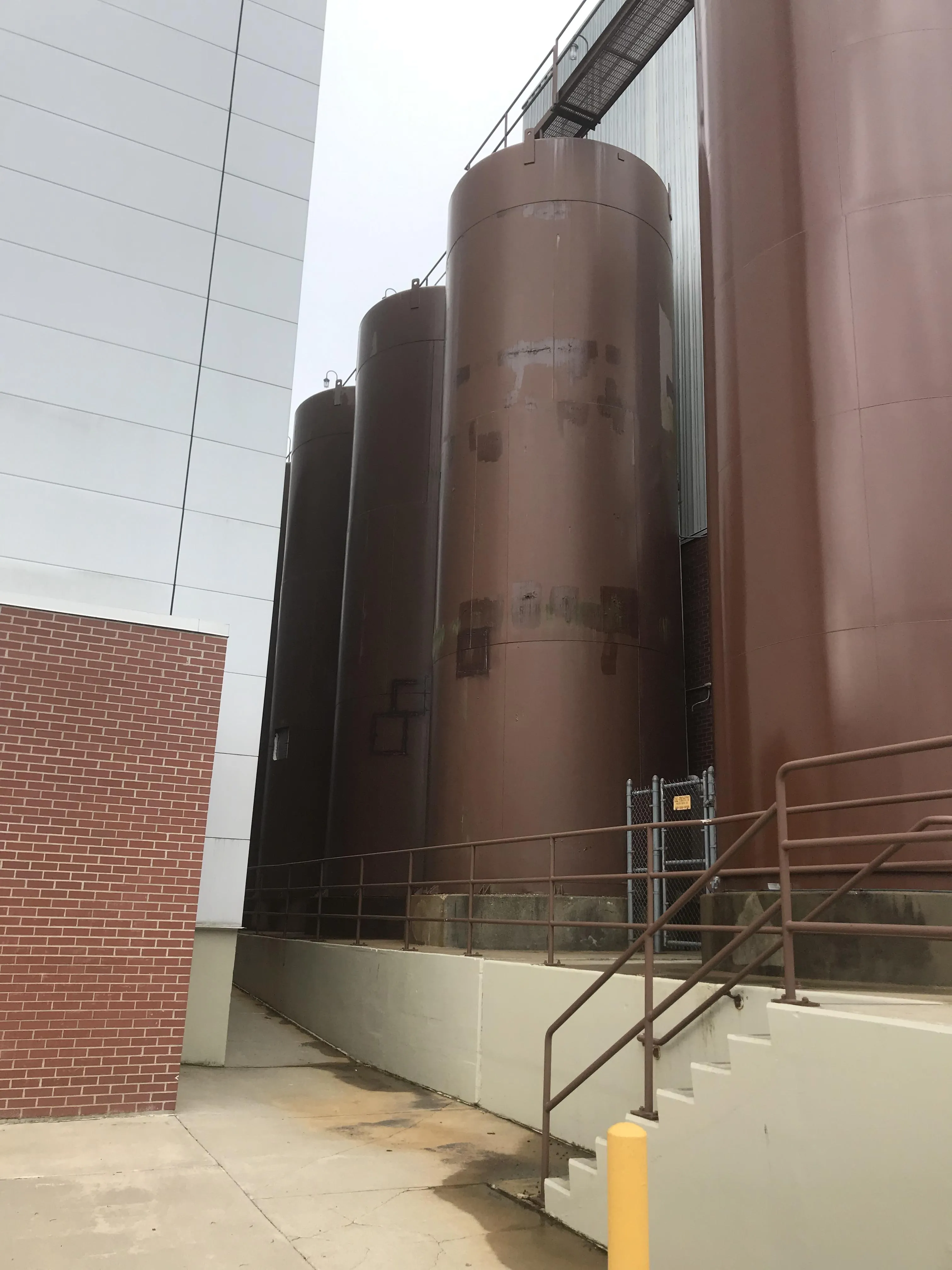 1979 Custom 25,000 Gallon Stainless Steel Silo Tanks - Used - 30-Day Warranty