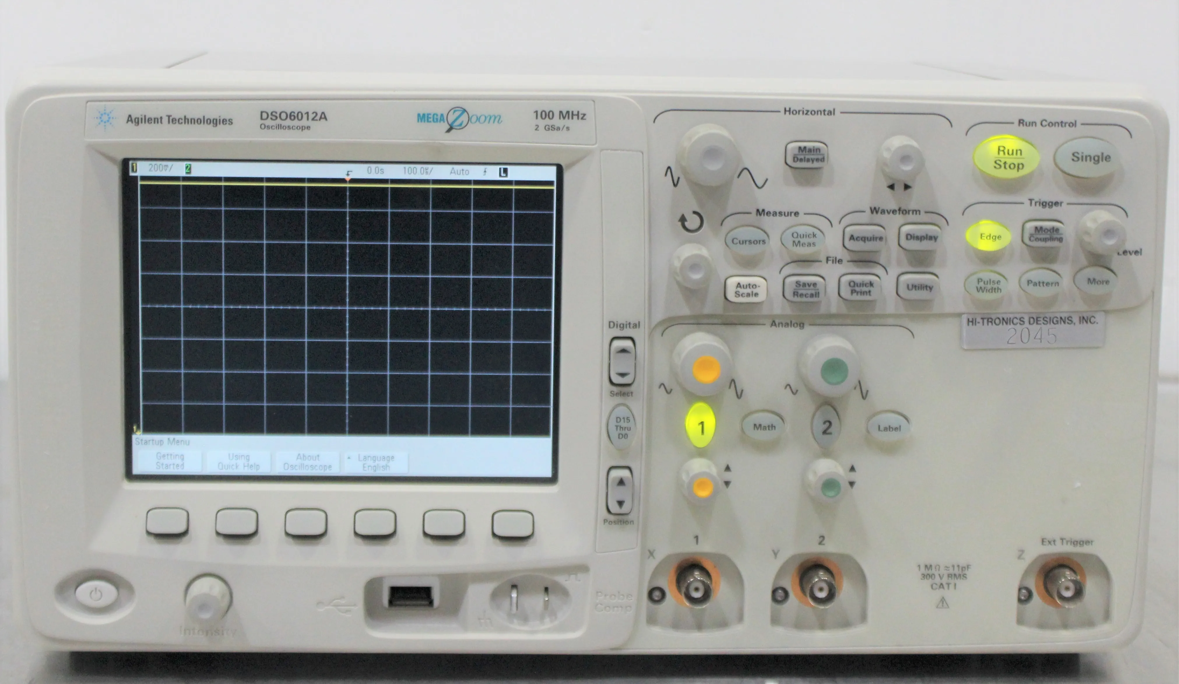 Agilent DSO6012A Oscilloscope 100MHz 2-Channel Used Lab Equipment