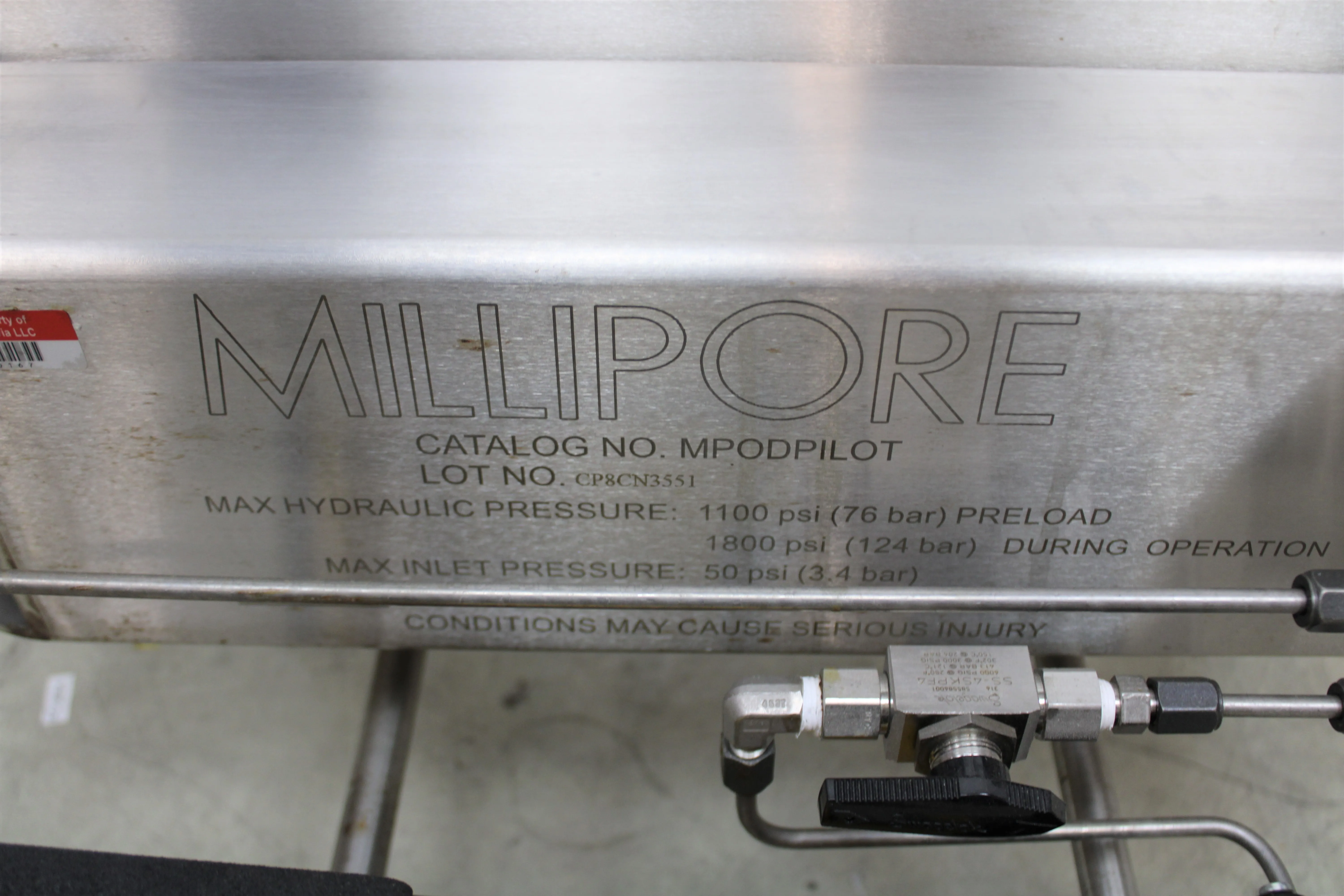 Millipore Pilot Scale Holder MP0DPIL0T