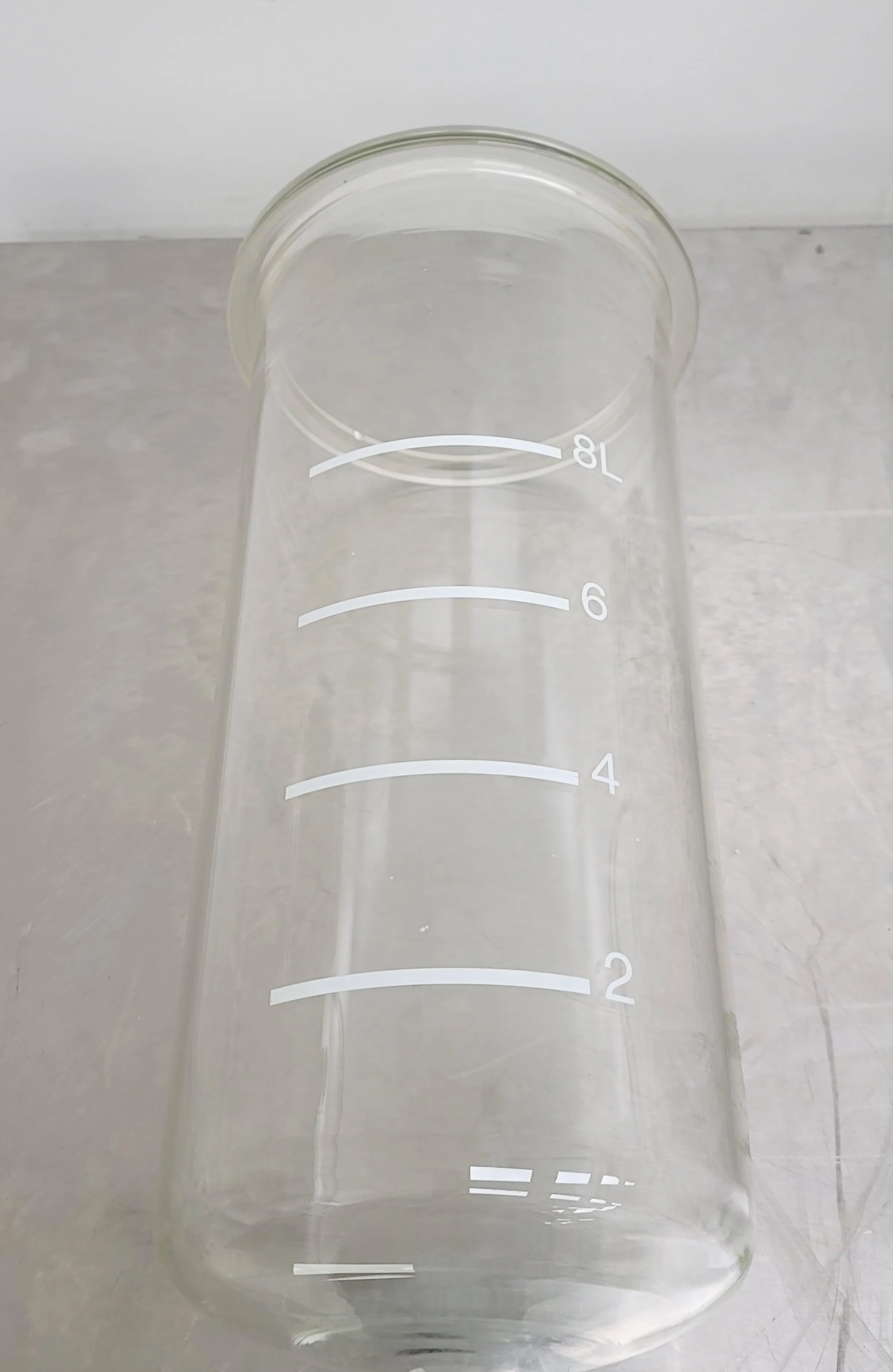 8000ml Glass Vessel - Bioreactor / Fermenter - Very Good Condition