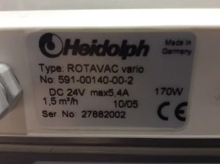 Heidolph Rotavac Vario Control - Used Laboratory Rotovap Evaporator